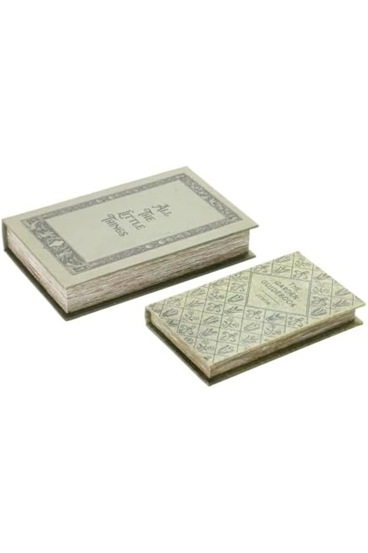 LuxShoping Co-Op MDF ve Kanvas Kitap, 2'li Set All The Things Sak