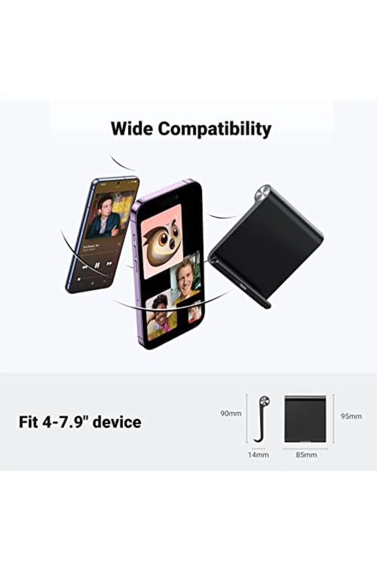 LuxShoping Çok Açılı Masaüstü Telefon Standı Siyah 1142128