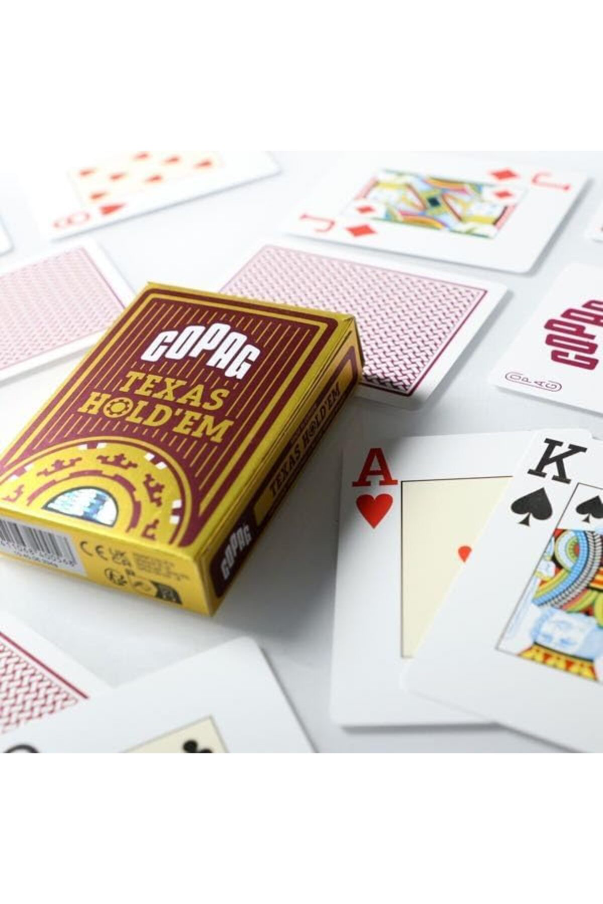 LuxShoping Copag Texas Hold'Em Endeks Oyun Kartları, Siyah 114212