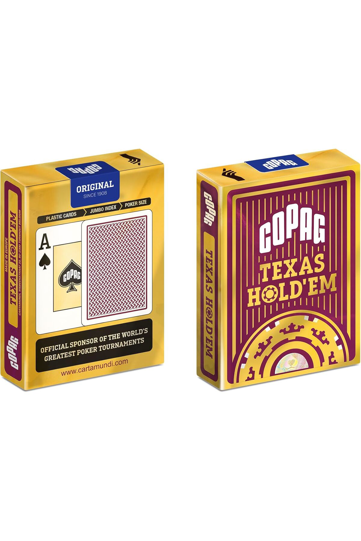 LuxShoping Copag Texas Hold'Em Endeks Oyun Kartları, Siyah 114212