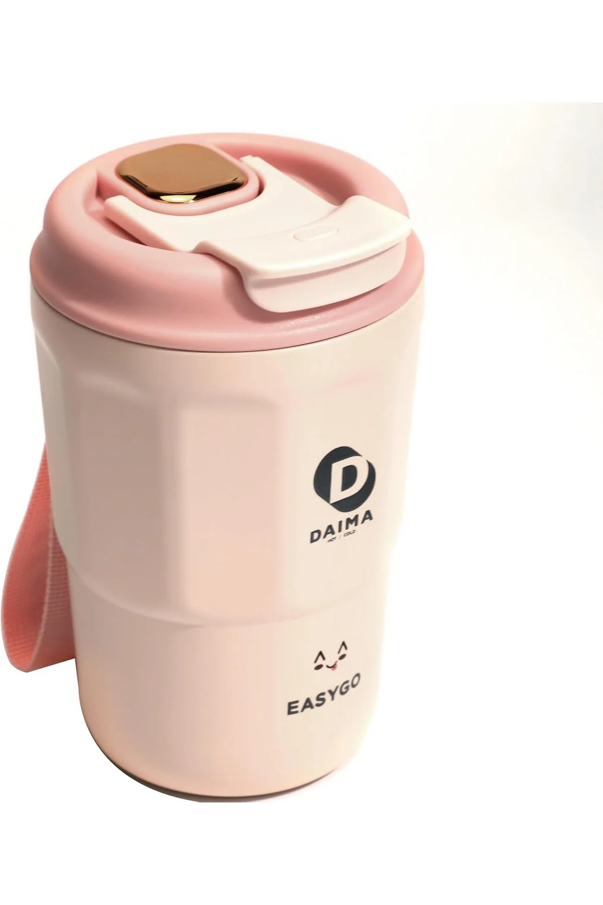 LuxShoping Daima EasyGo Bardak Termos Pembe 380 ml 1142128