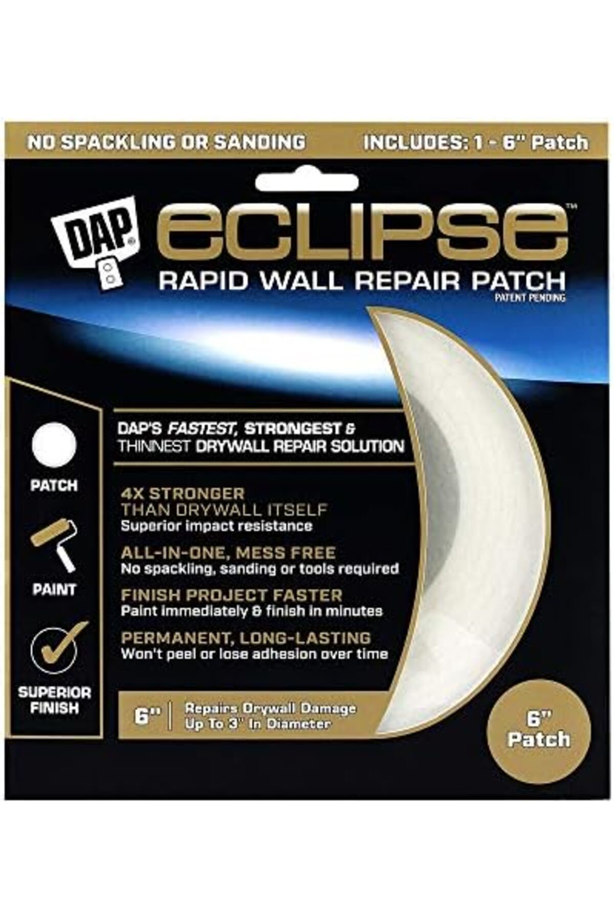 LuxShoping DAP 7079809165 Onarım Tutulması Duvar Yaması, 15,5 cm,