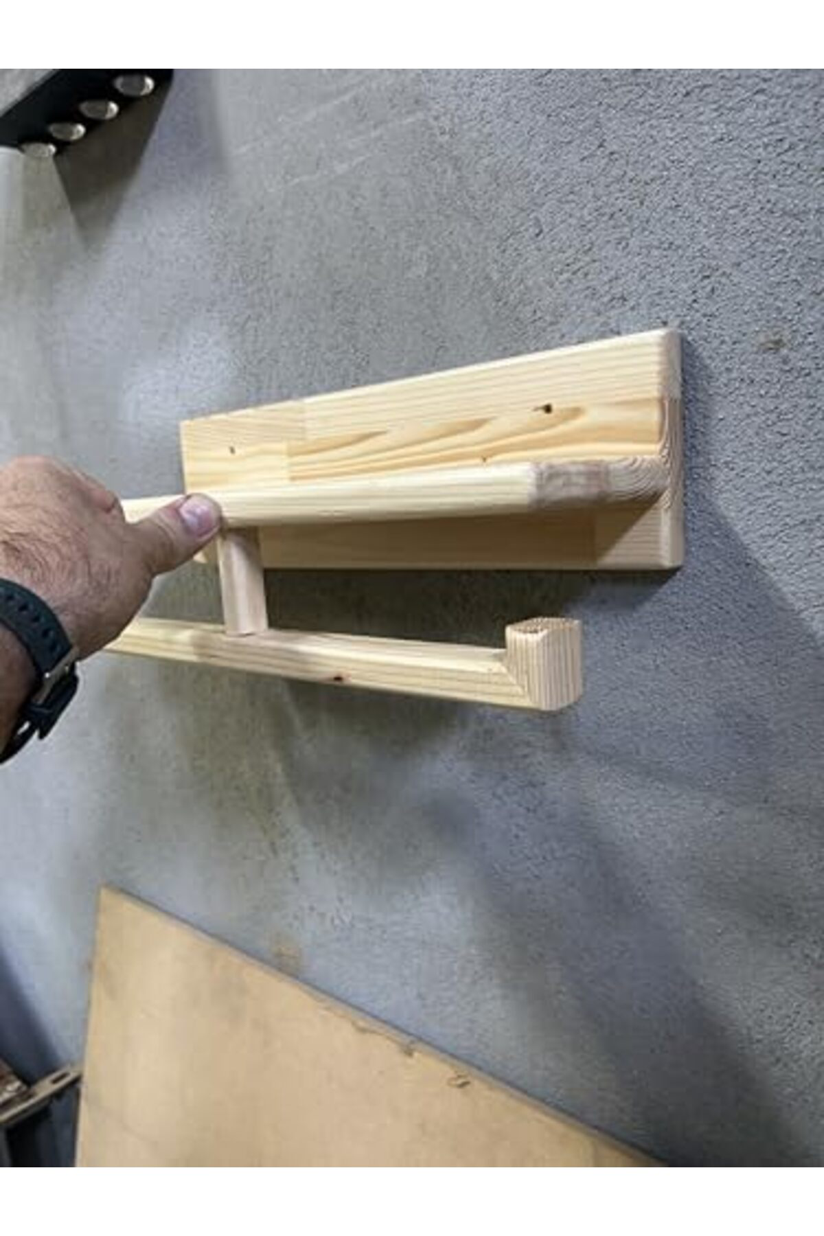 LuxShoping dekorasyon ahşap sabunluk ve tuvalet kağıtlığı 1142128