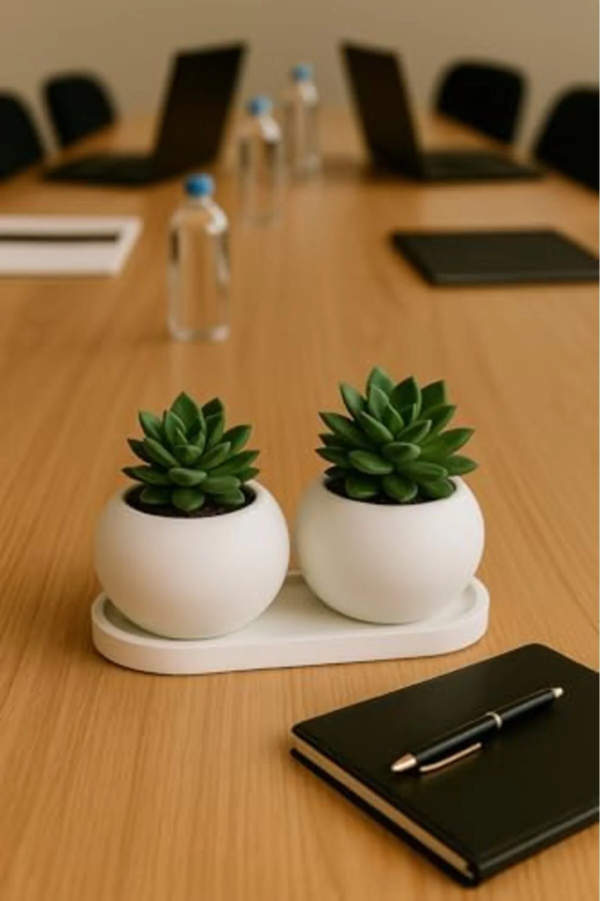 LuxShoping Dekoratif Tepsili Çift Mumluk ve Takı Düzenleyici | 3 