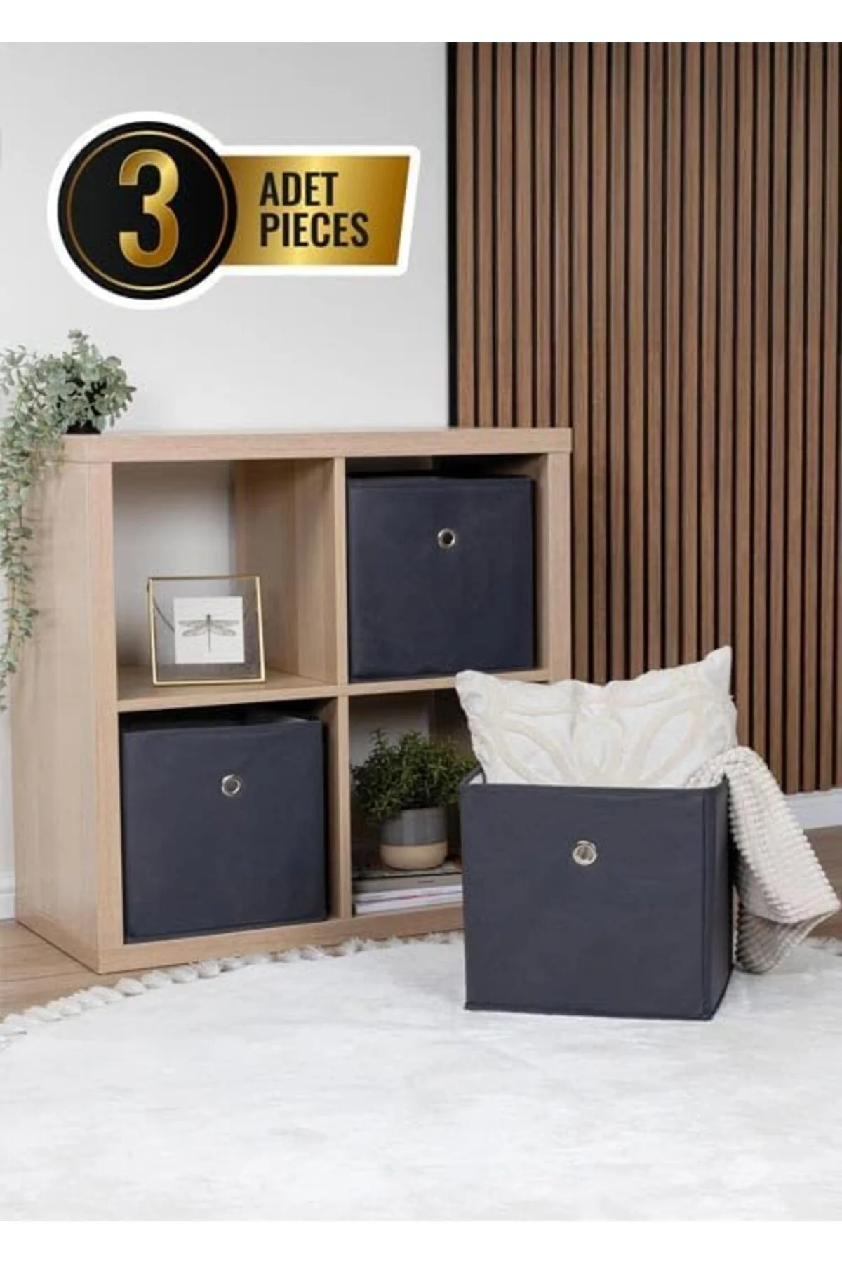 LuxShoping Dekoratif Çok Amaçlı Raf Düzenleyici Seti, Renk, 26x41