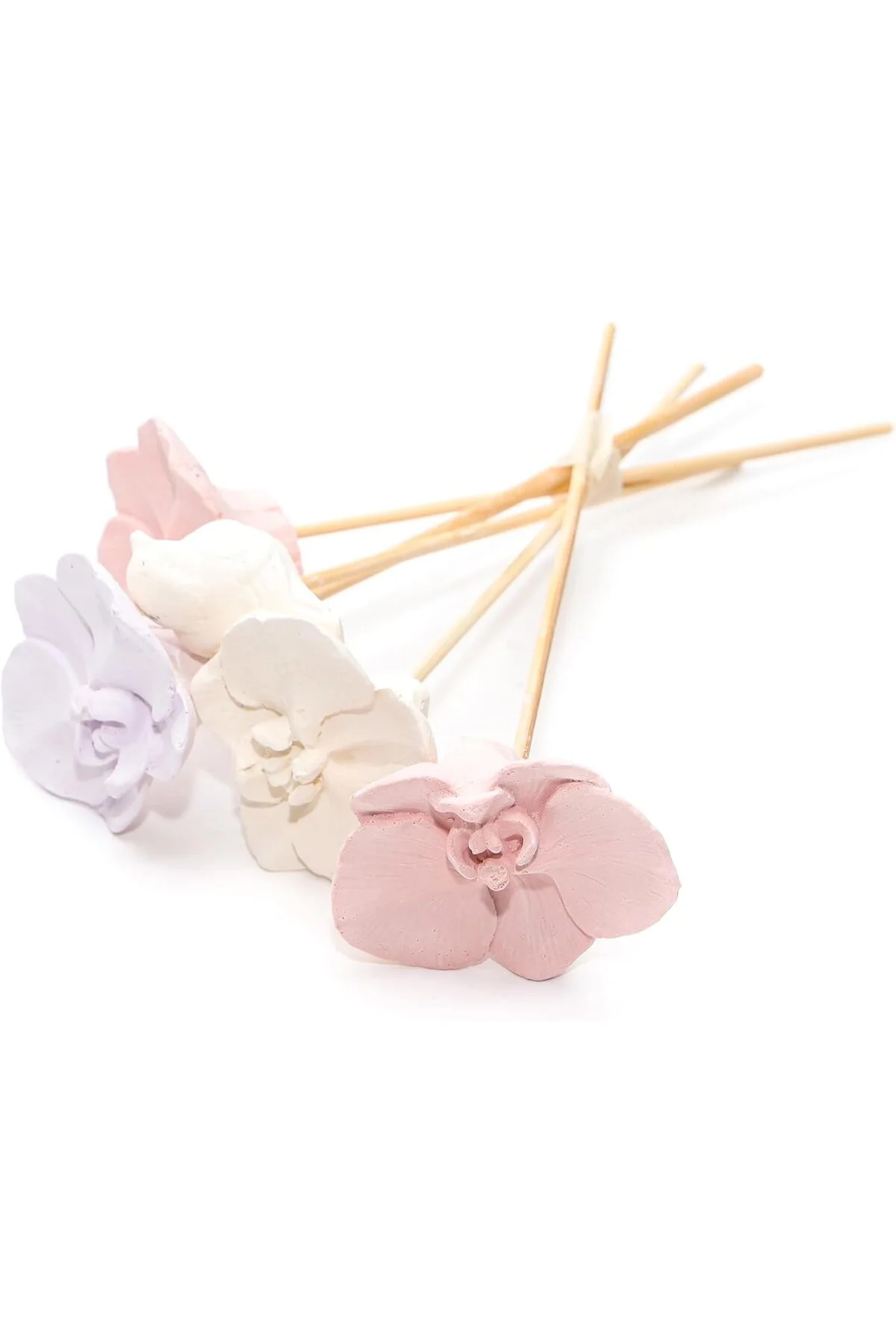 LuxShoping Dekoratif Bambu Çubuklu Koku Yayan Büyük Çiçekler-pemb