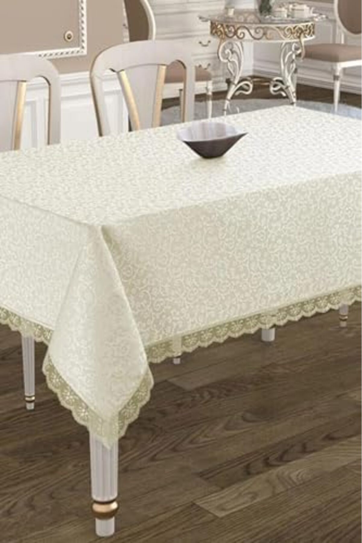 LuxShoping DENİZLİ ÇEYİZ Dantelli Masası Örtüsü 160x220 1142128