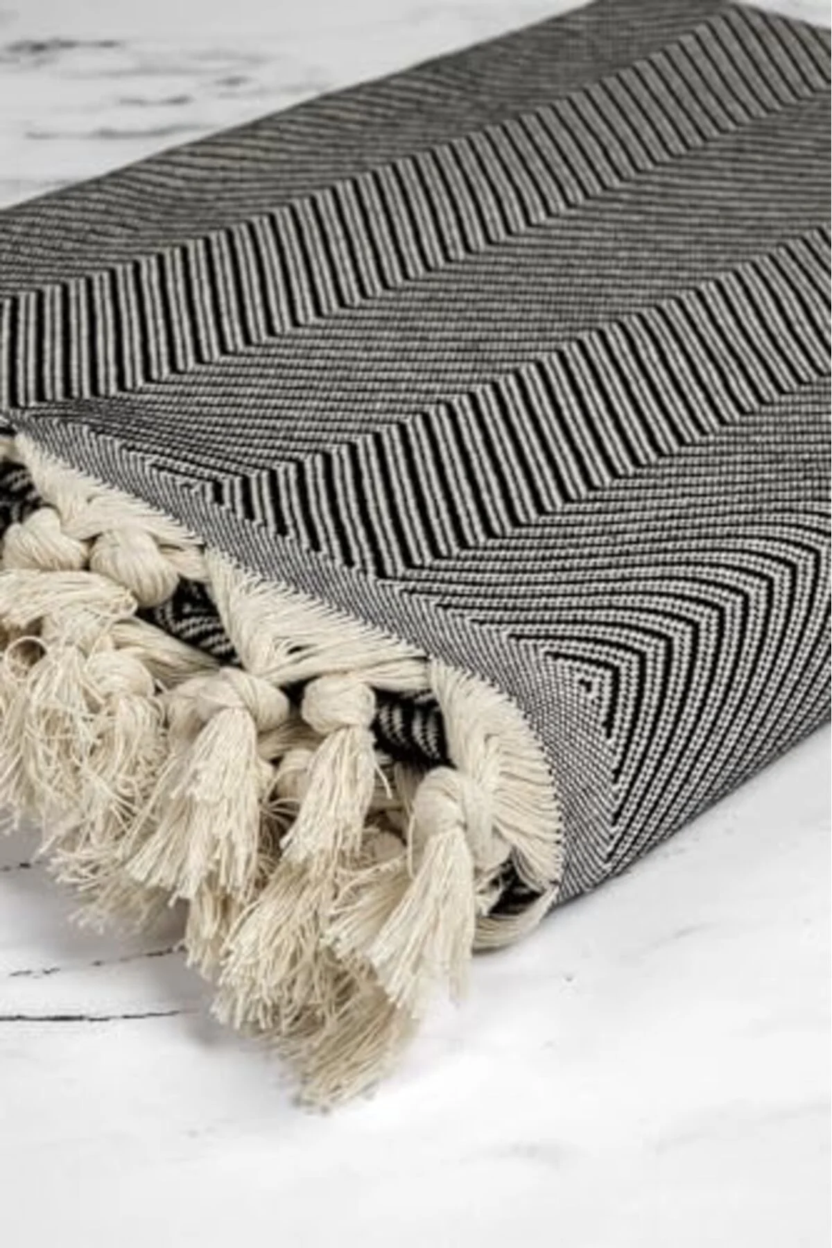 LuxShoping DENİZLİ Trendy Koltuk Örtüsü Siyah 170 x 300 1142128
