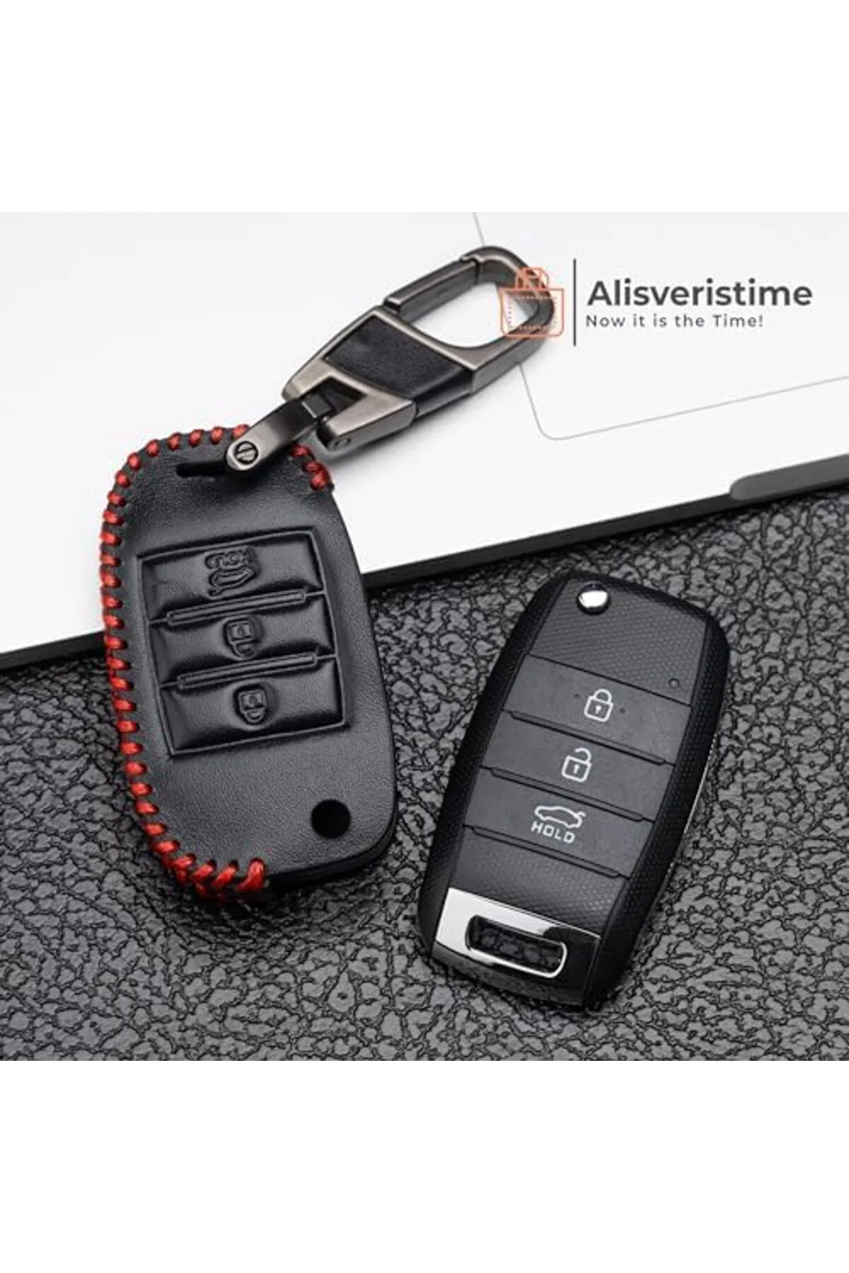 LuxShoping Deri Anahtar Kılıfı (Kia Ceed, Cerato, Sorento, Sporta