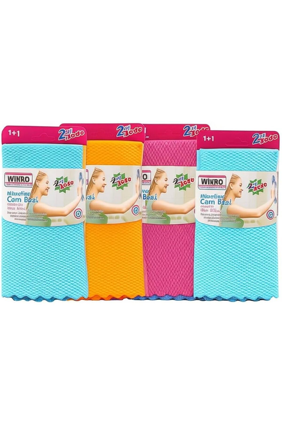 LuxShoping Desenli Kumaş 30X40 CM İz Bırakmaz Mikrofiber Cam Bezi