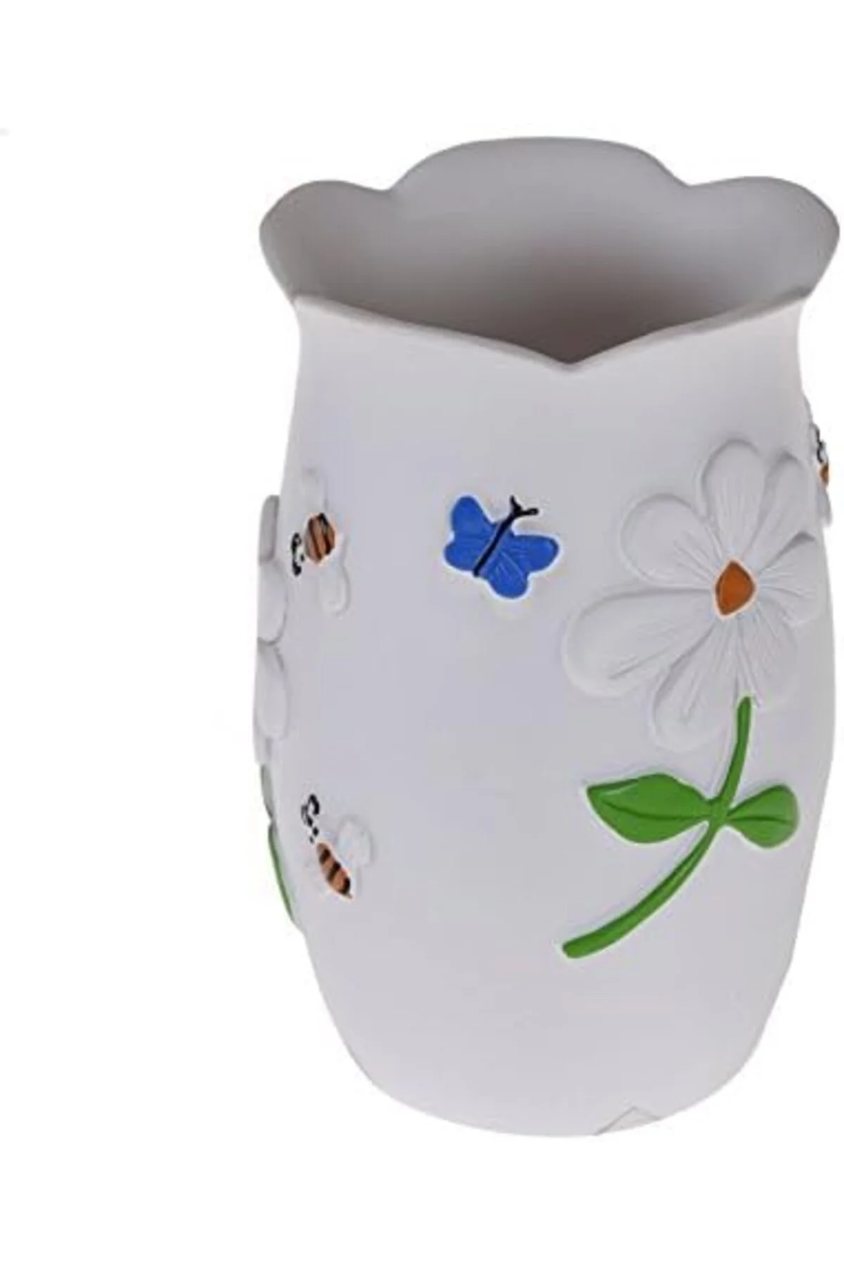 LuxShoping Diş Macunu Kabı Çiçekli Model Poliresin 1142128