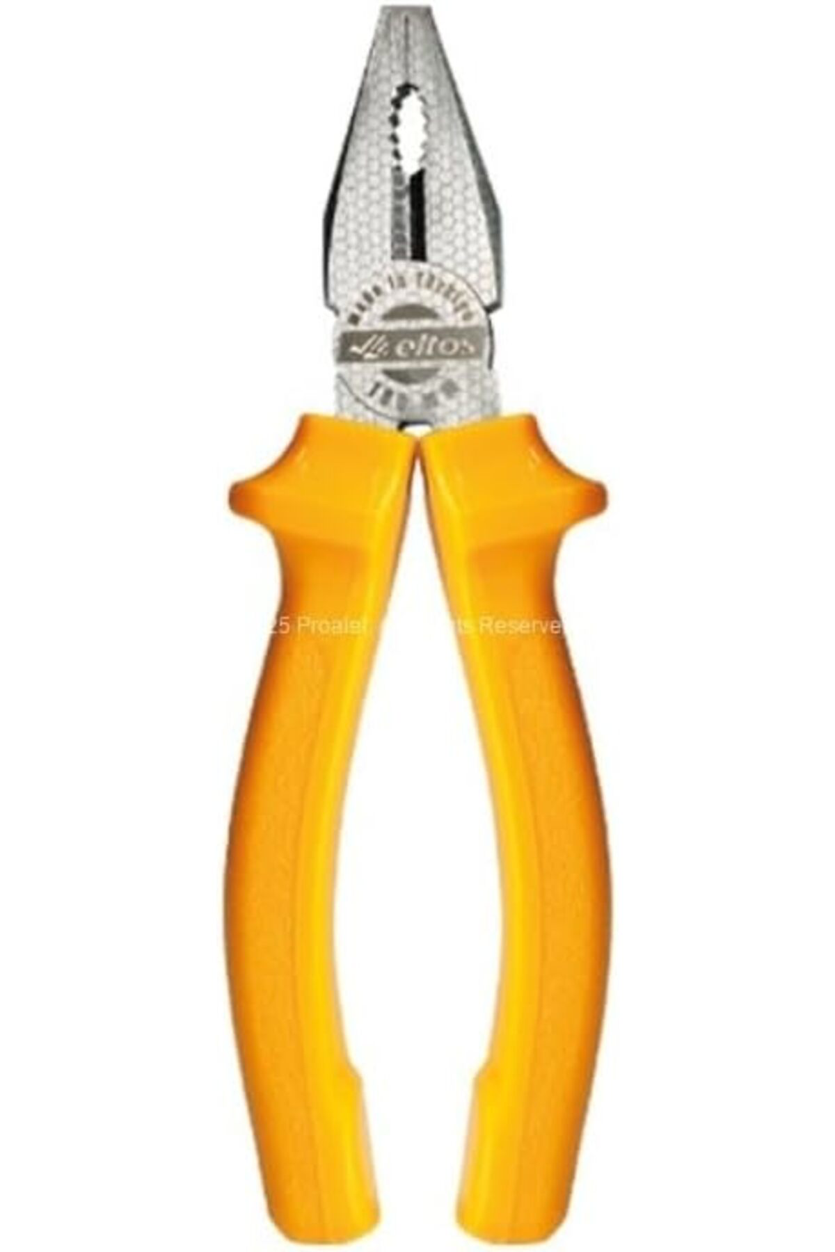 LuxShoping Dövme Çelik, 180 mm, Turuncu Saplı, Lüks, Kombine, Day