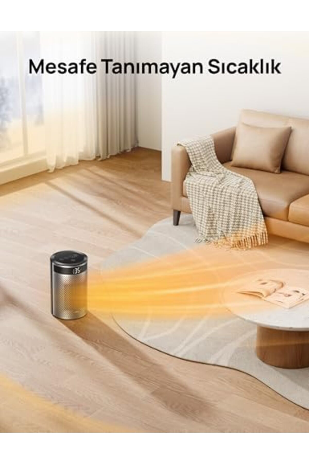 LuxShoping DREO Atom 416 Seramik Isıtıcı – 1500W, 2sn Hızlı Isıtm