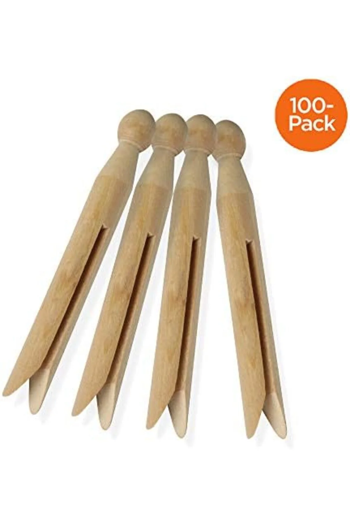 LuxShoping DRY-01389 geleneksel mandal ahşap 100 adet, doğal, 10.