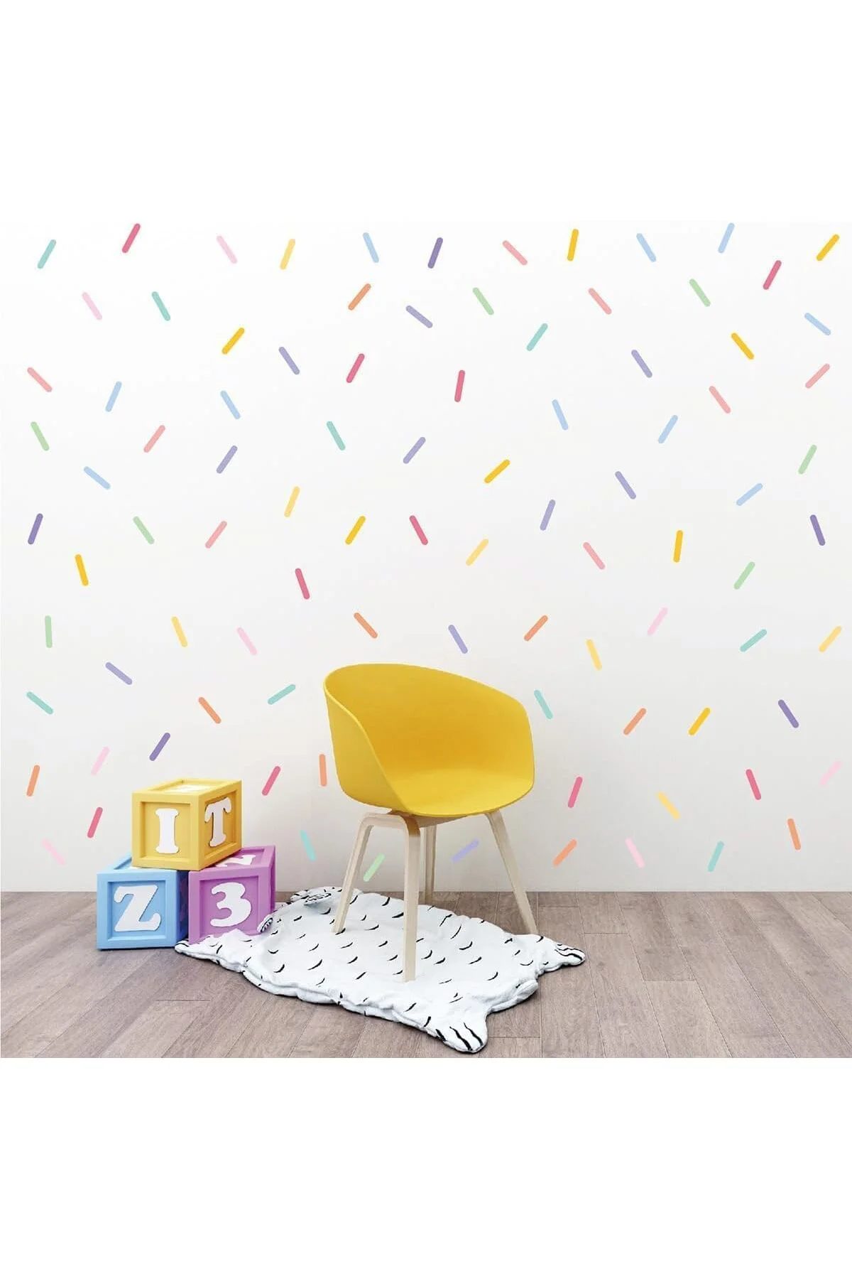 LuxShoping Duvar Çıkartmaları, Çocuklar İçin 8'li Set DIY Ev Deko