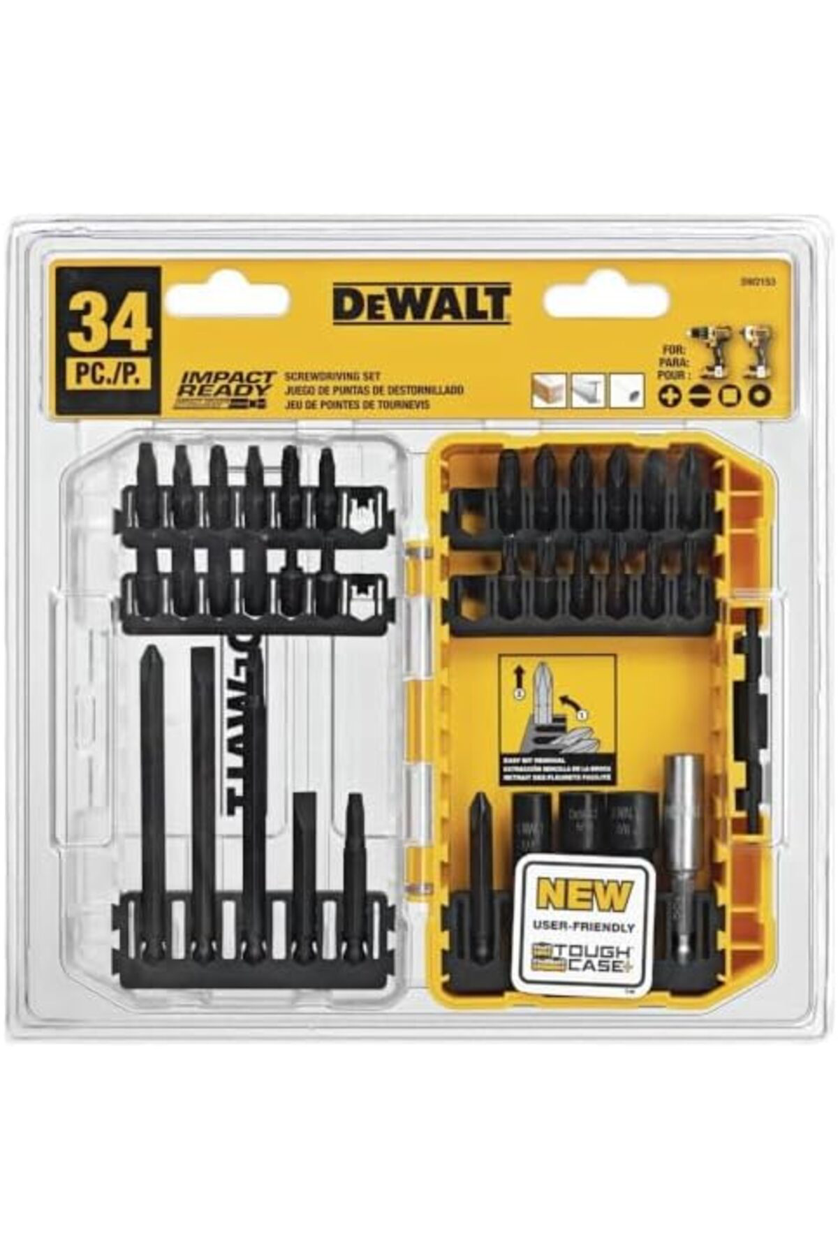 LuxShoping DW2153 IMPACT READY Accessory Set, 34-Piece 1142128
