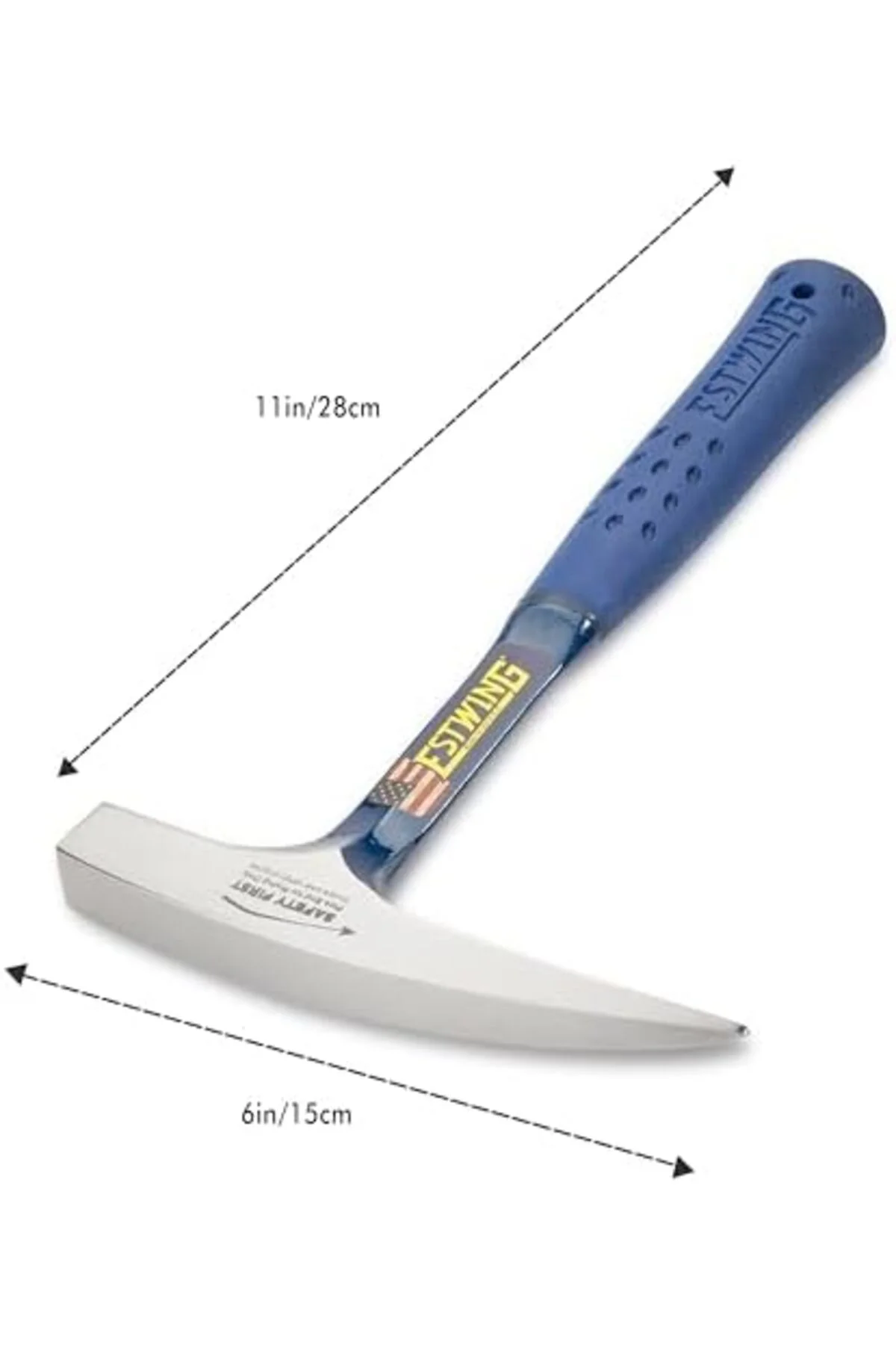 LuxShoping E3-14P 14 oz Rock Pick with Pointed Tip & Reduction by