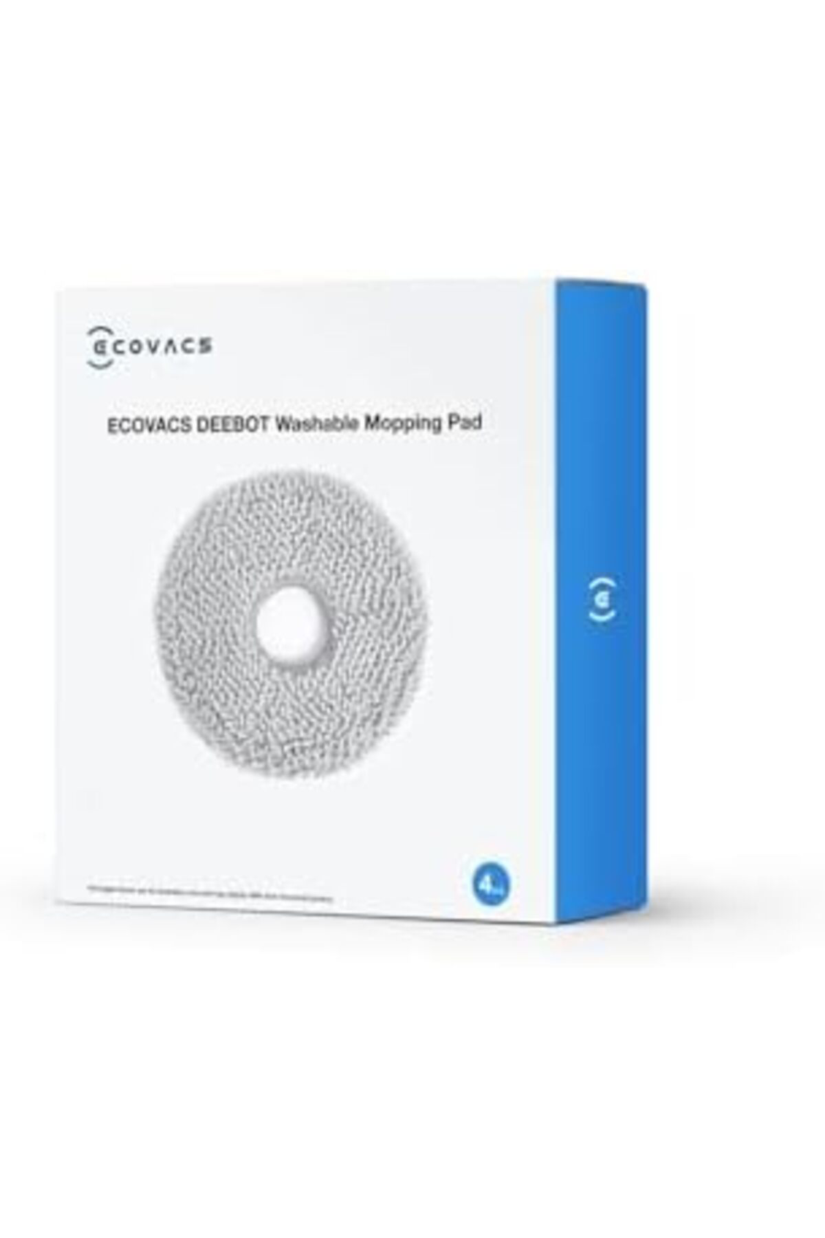 LuxShoping ECOVACS Yıkanabilir Paspas Pedleri 4 ADET DEEBOT X2 Om