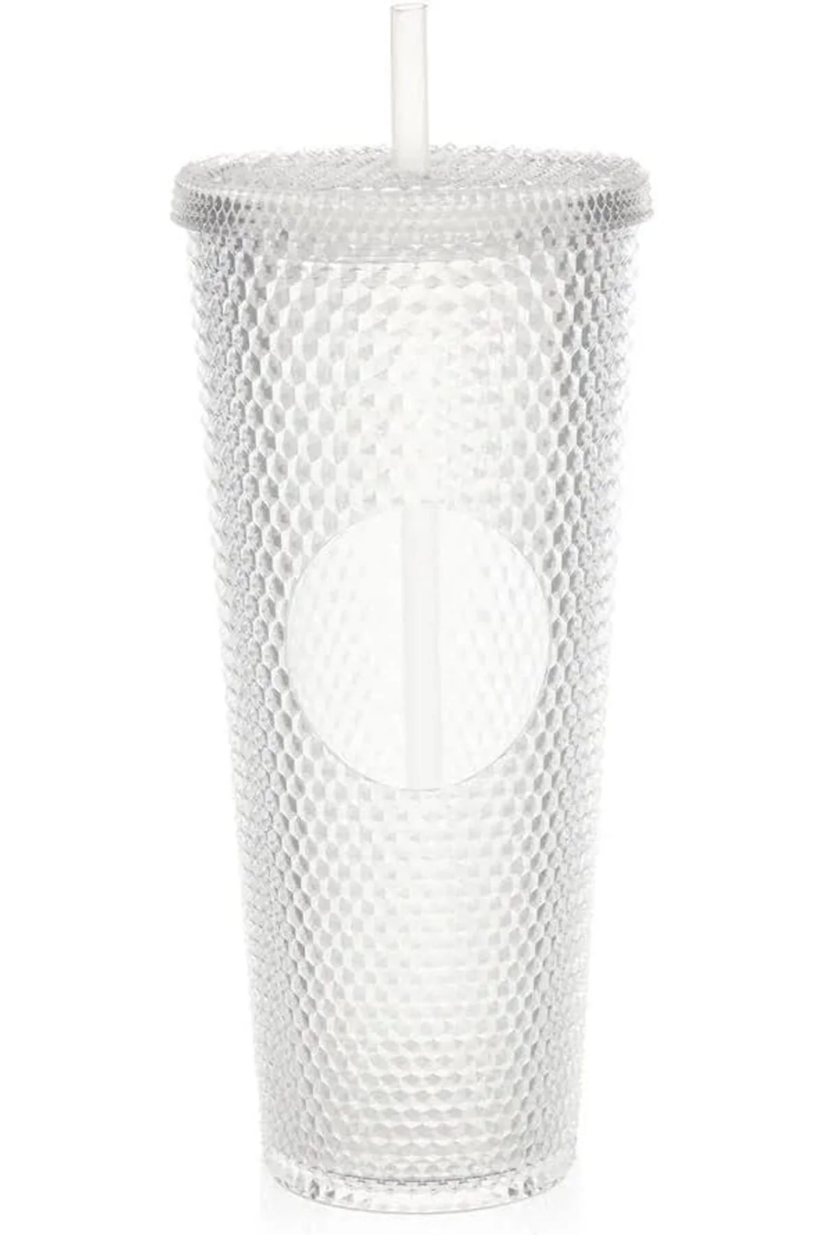 LuxShoping Efe Mark Kristal Desen 750 ml Pipetli Soğuk İçecek/Kah