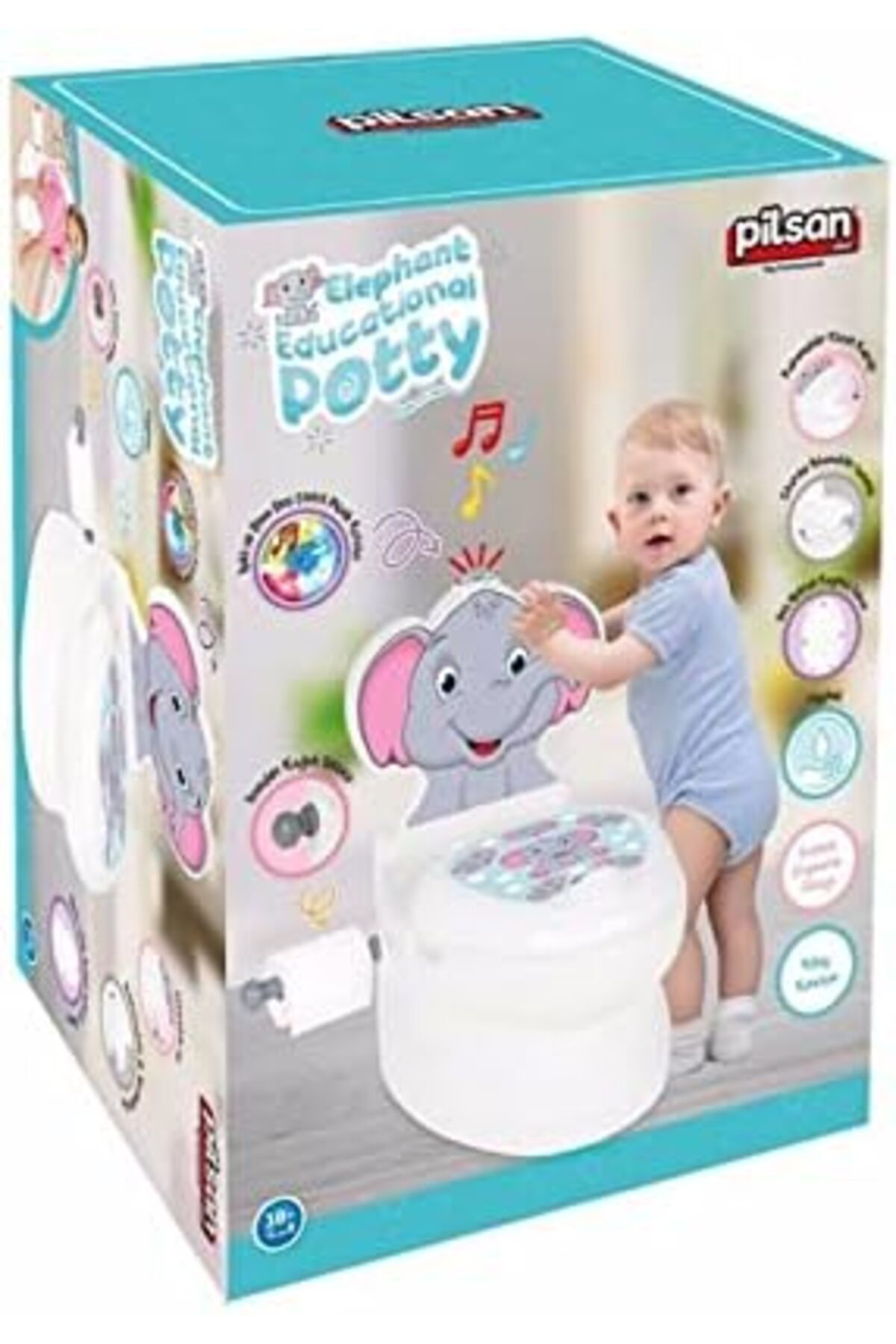 LuxShoping Eğitici Fil Klozet, Çok Renkli 1142128