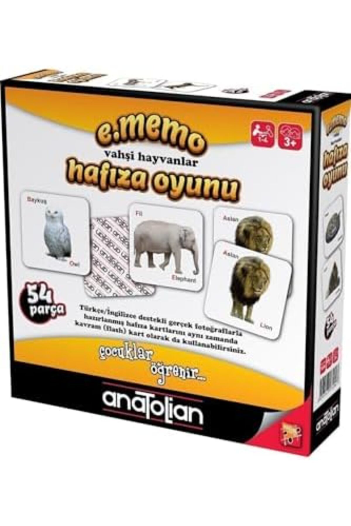 LuxShoping Eğitici Oyun - e.Memo Vahşi Hayvanlar Hafıza Oyunu / 5