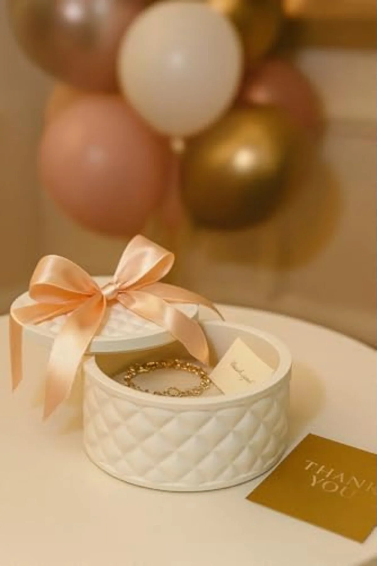 LuxShoping Elegance Bow Serisi – Kapaklı Dekoratif Kutu 1142128