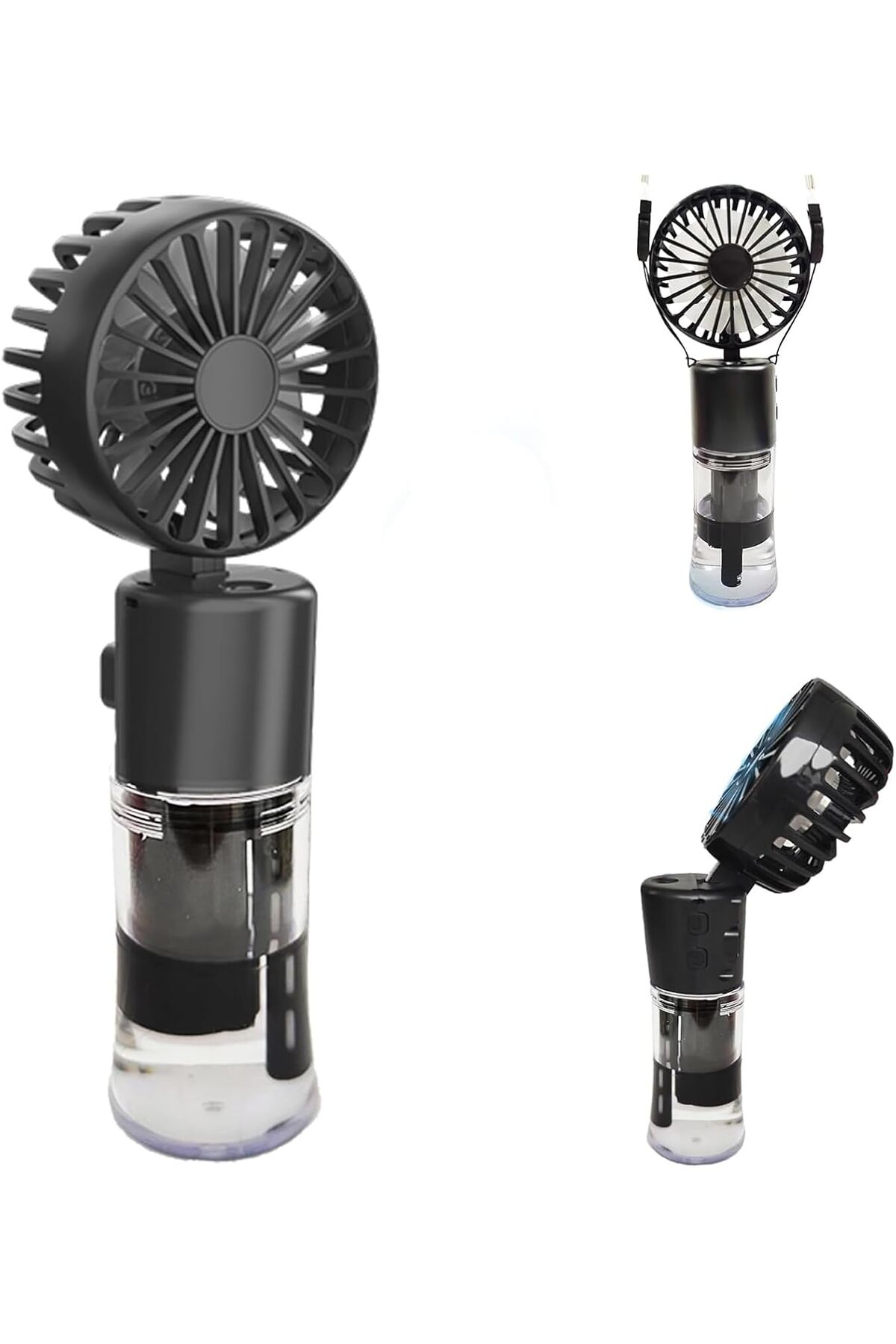 LuxShoping Elle Tutulabilir Taşınabilir Buharlı Vantilatör Mini F