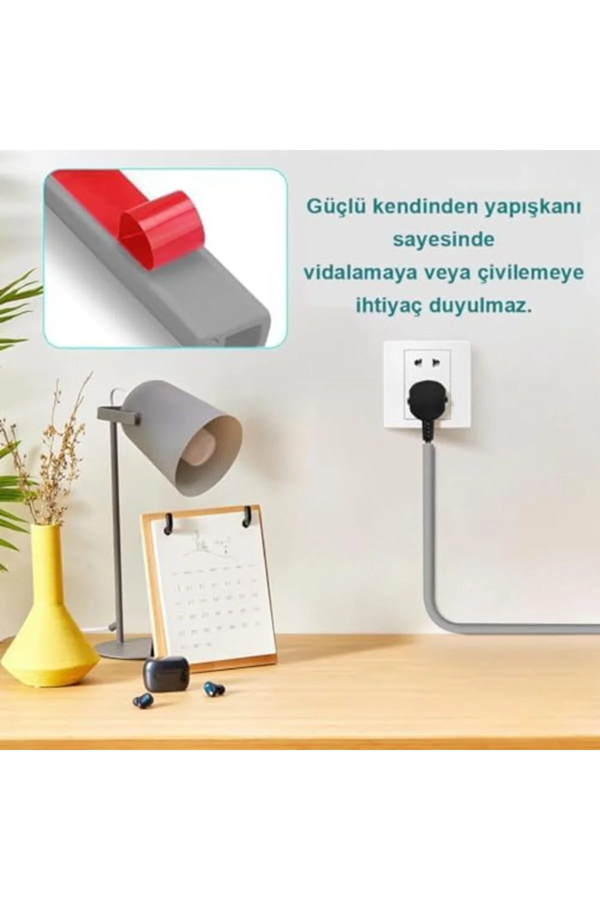 LuxShoping Esnek Kablo Kanalı Gri/GT-KK02 1142128