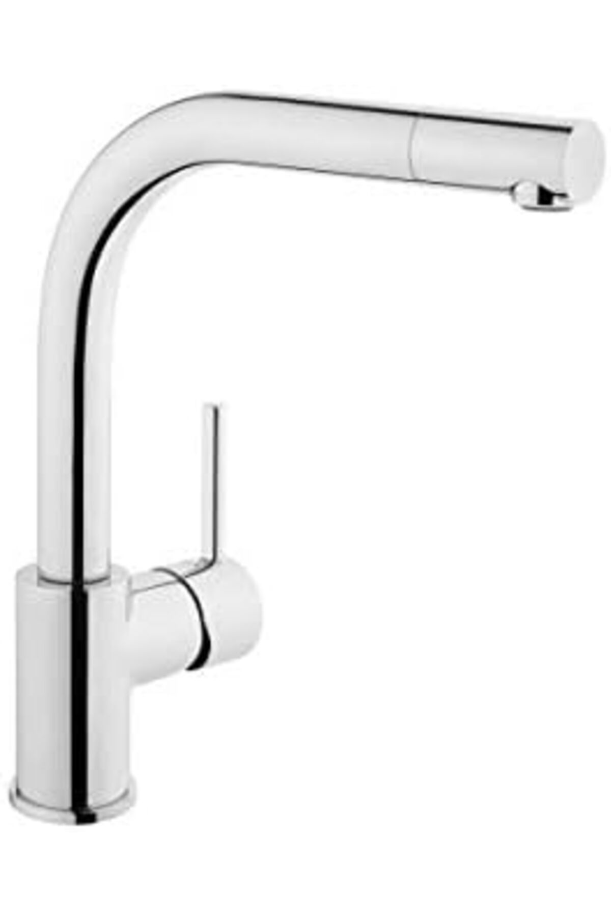 LuxShoping Eviye Bataryası A42136, Krom, 360° Dönebilen, Silikon