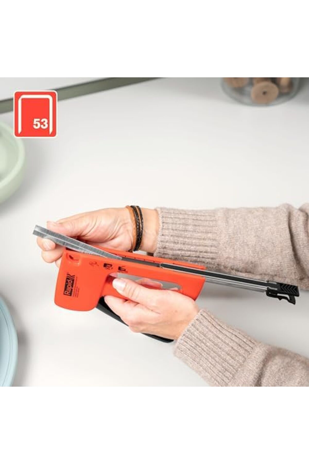 LuxShoping Feindrahtklammer Tip 53/8 mm, 2500 adet kutu, 23808000