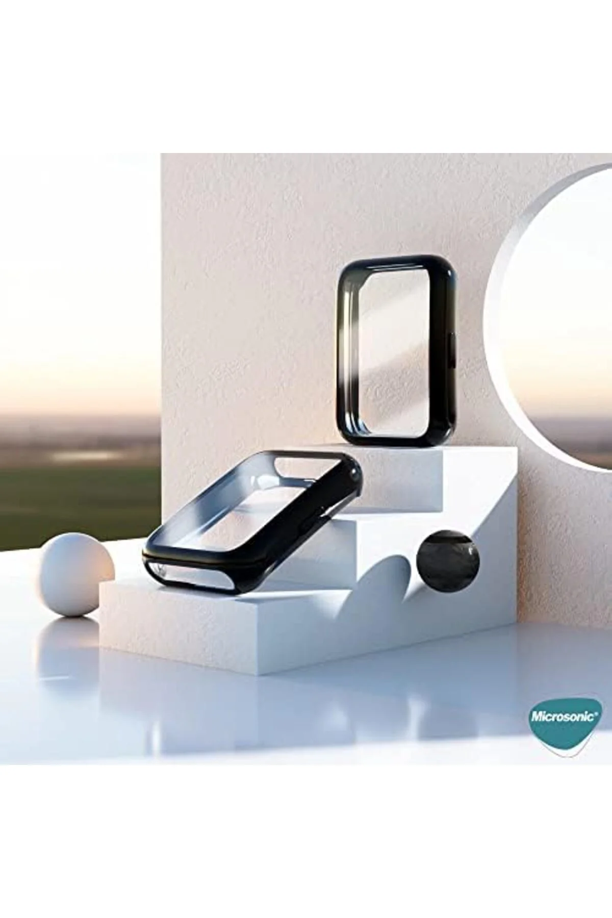 LuxShoping Fit 2 için Kılıf 360 Full Round Soft Silicone Şeffaf [