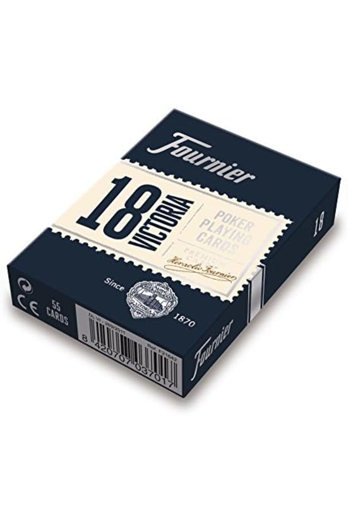 LuxShoping Fournier Poker Oyun Kartları Nº 18, Standart Endeks, K