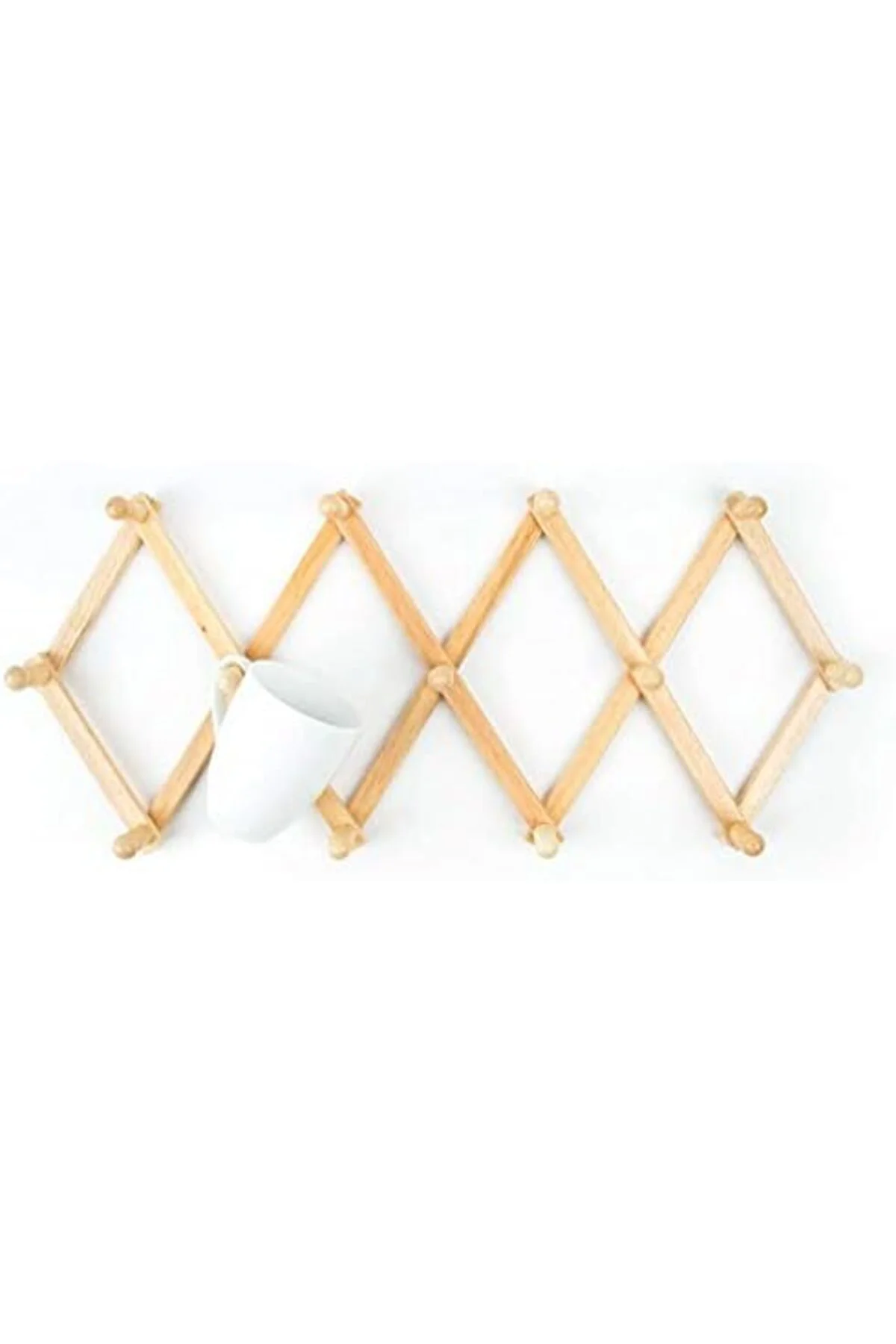 LuxShoping Fox Run Expandable Coffee Mug Rack Tea Cup Holder Kitc