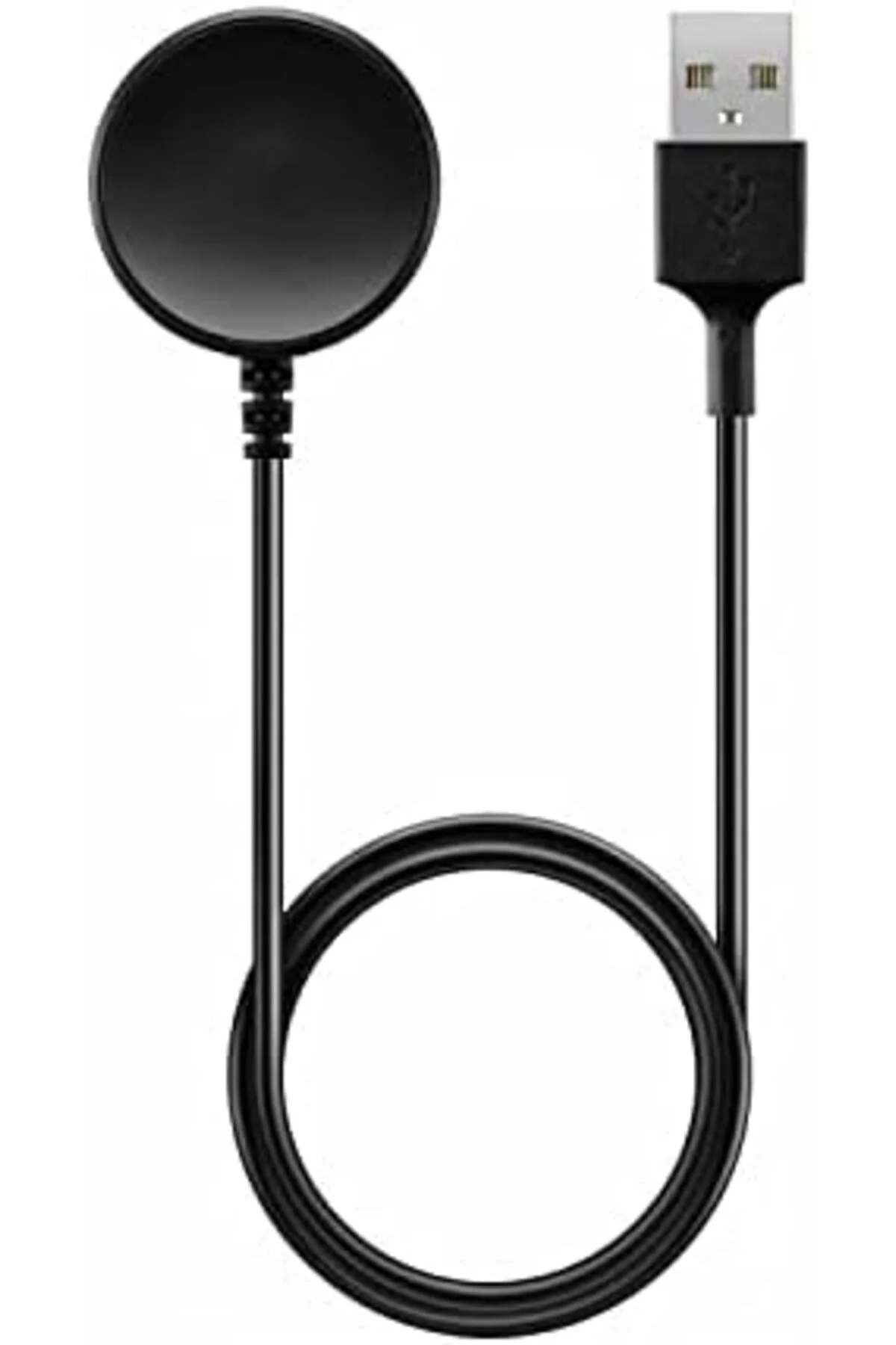 LuxShoping Galaxy 6 43mm İle Uyumlu Manyetik USB Şarj Kablosu Siy
