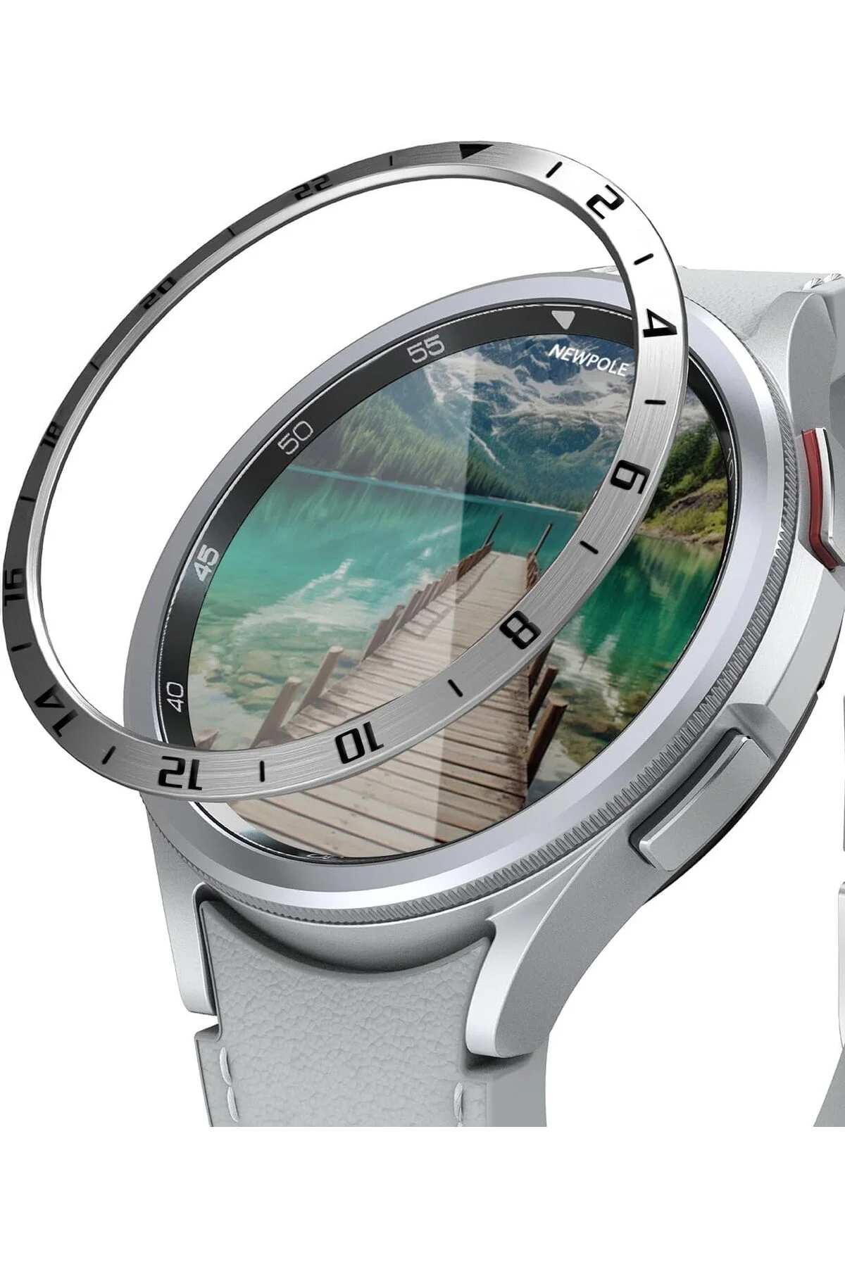LuxShoping Galaxy 6 47mm için Çerçeve Darbeye DayanıklıÇizilme Ka