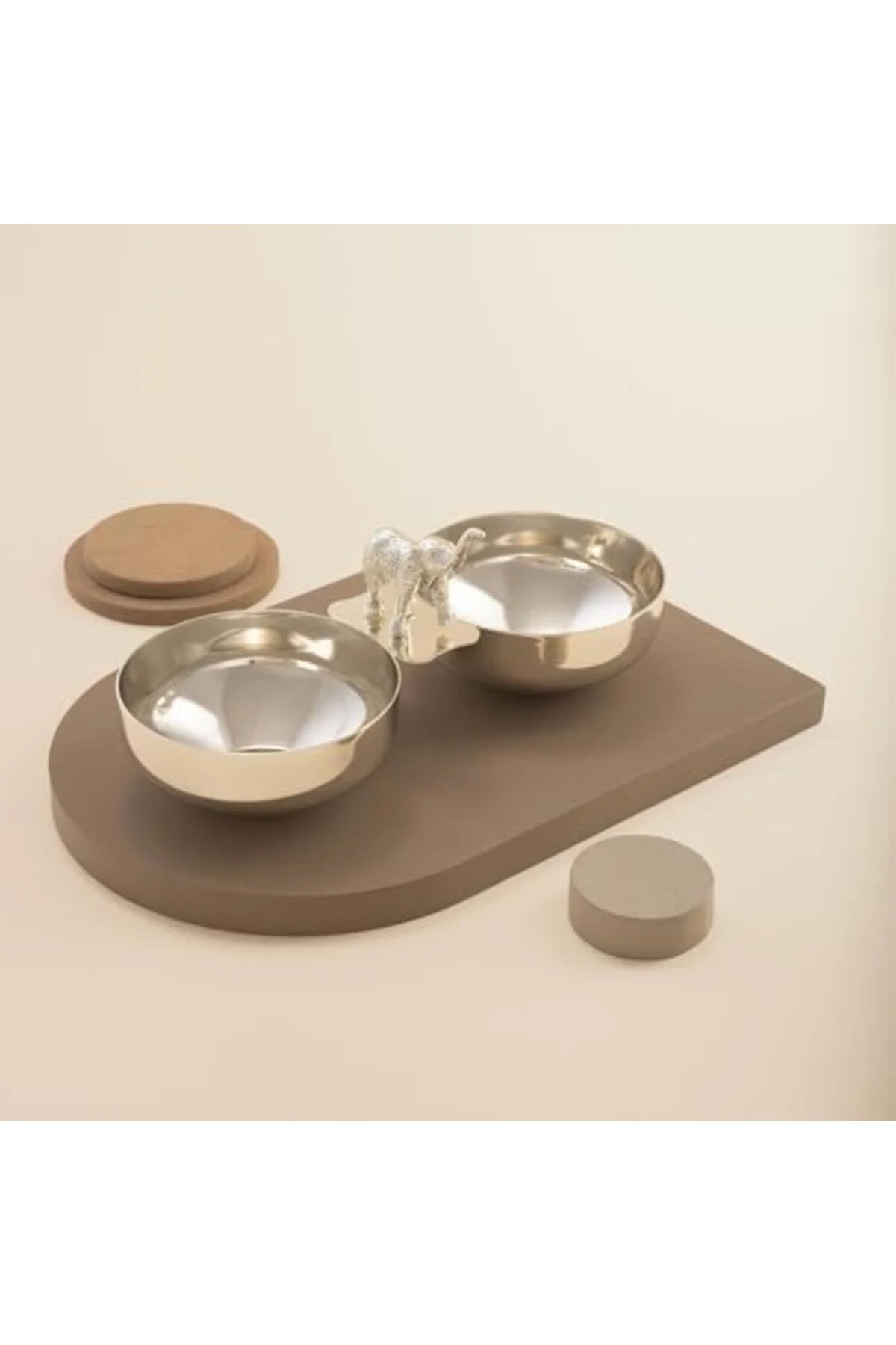 LuxShoping Ganesha İkili Gümüş Çerezlik 1142128