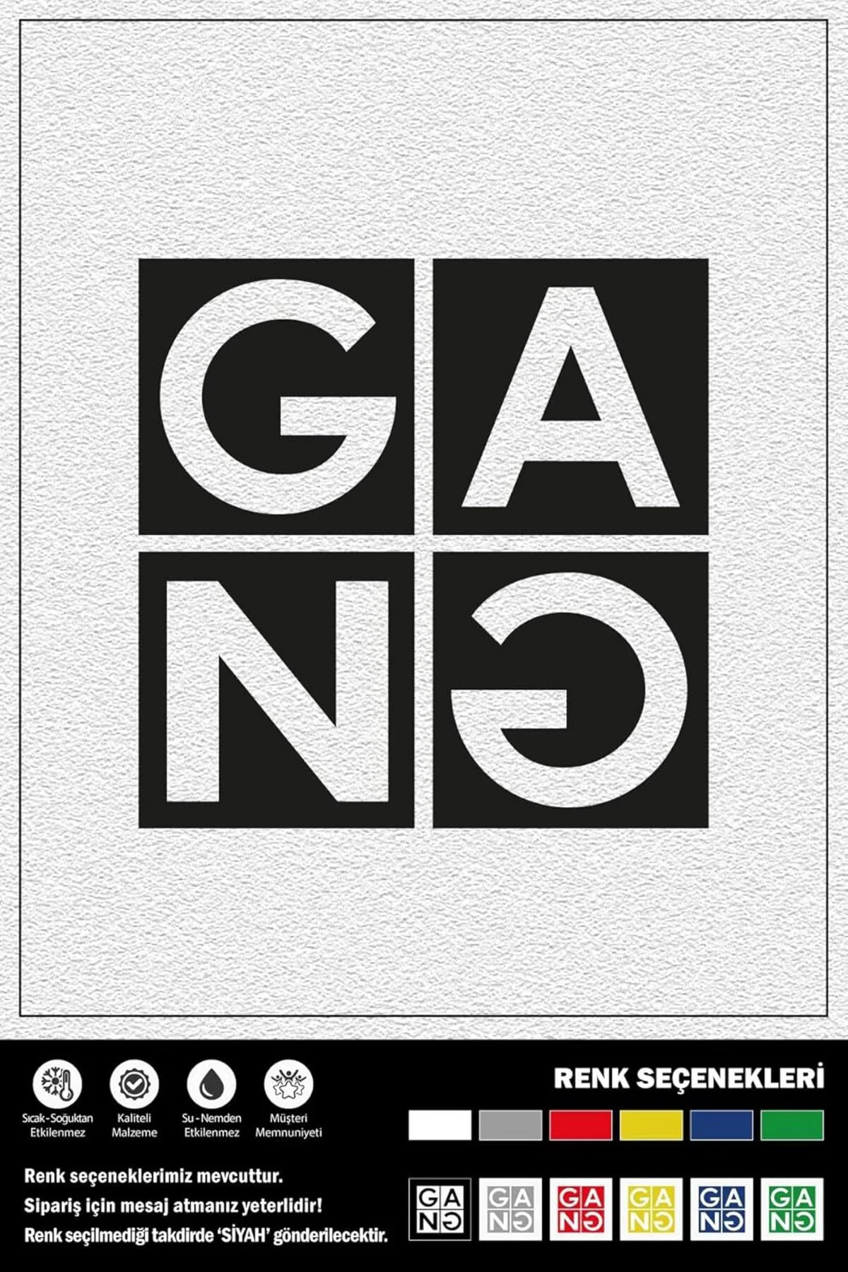 LuxShoping GANG STICKER 20 x 20 cm 1142128