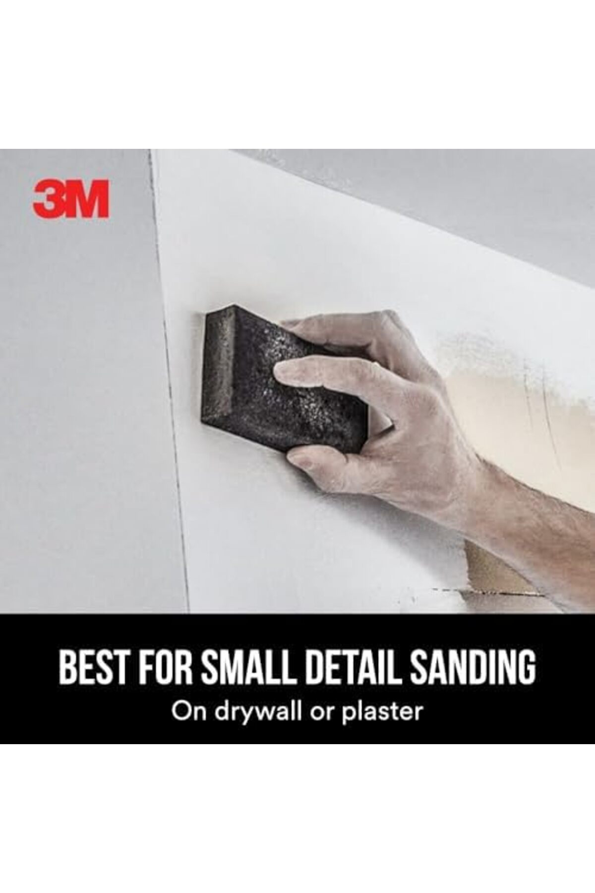 LuxShoping Geniş Alan Alçıpan Zımpara Süngeri, 4.9 "x 2.9" x 1",