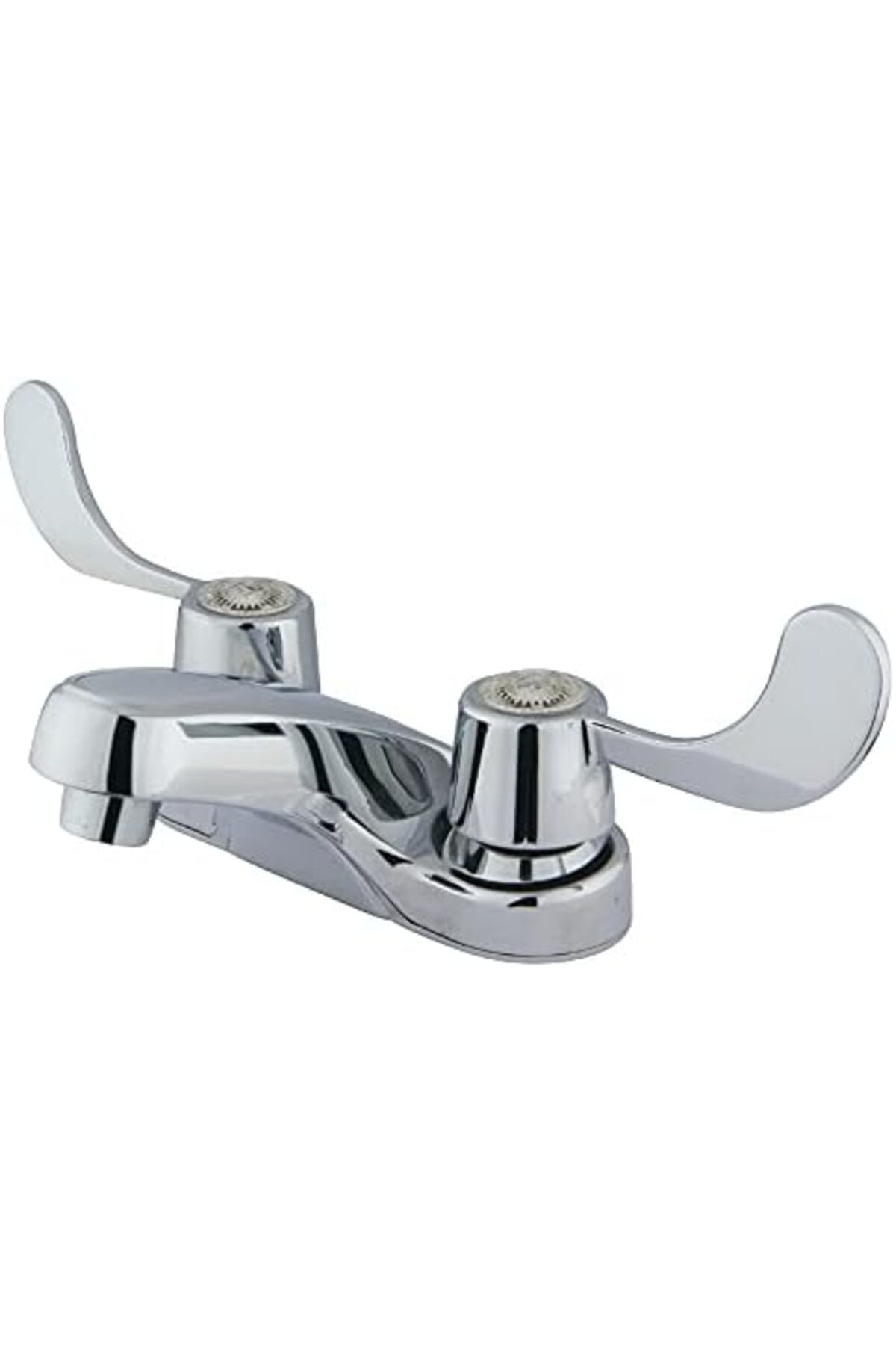 LuxShoping GKB181LP 10 cm Lavabo Bataryası Çift Bıçak Kolları, Kr