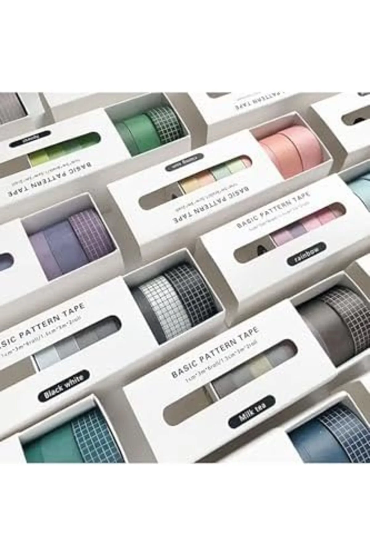 LuxShoping GUGUK Rising Sun Temalı 7 Renkli Washi Bant • Sticky 1