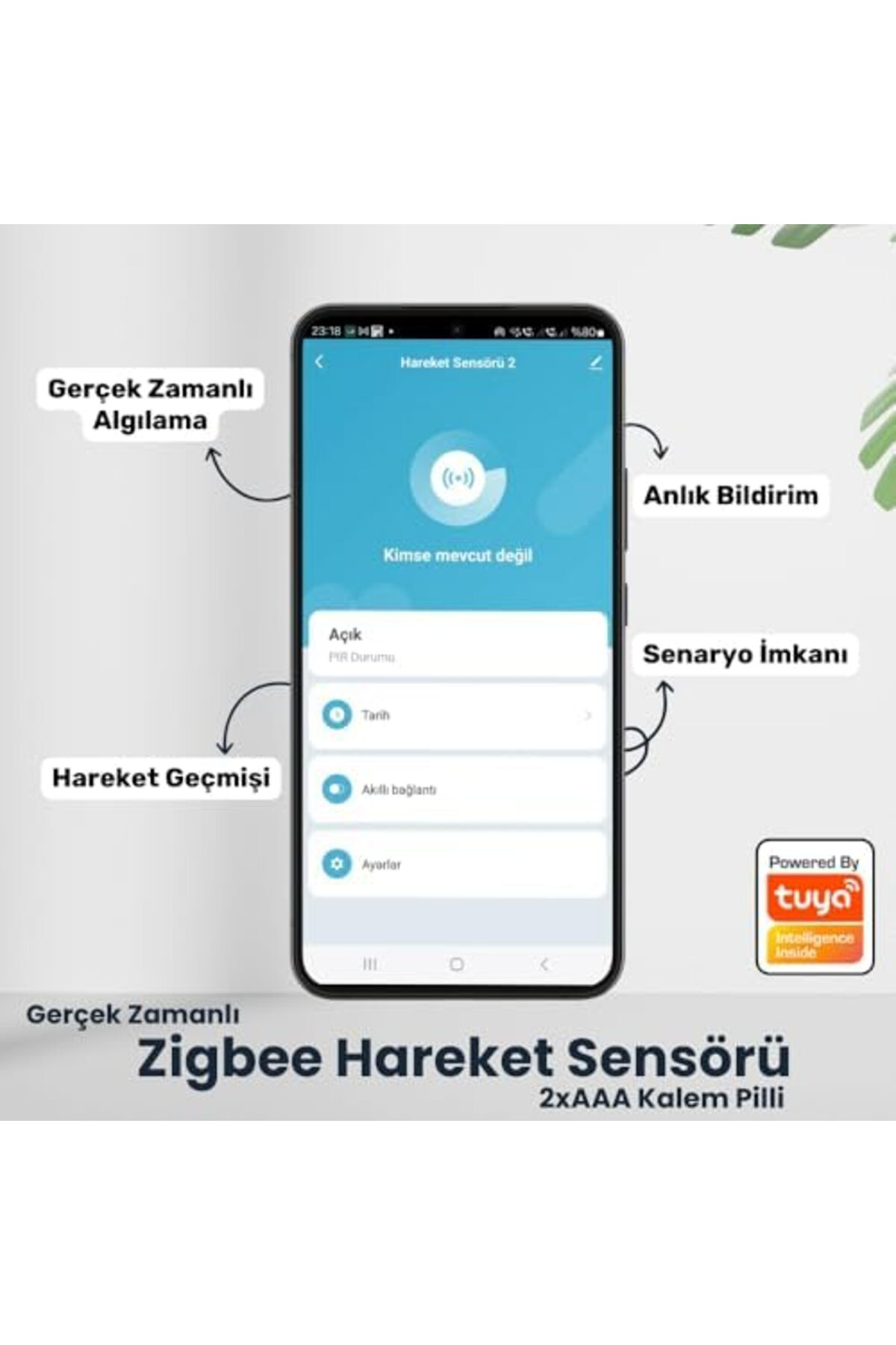 LuxShoping Hareket Sensörü (- Smart Life, Zigbee2MQTT Uyumlu) 114