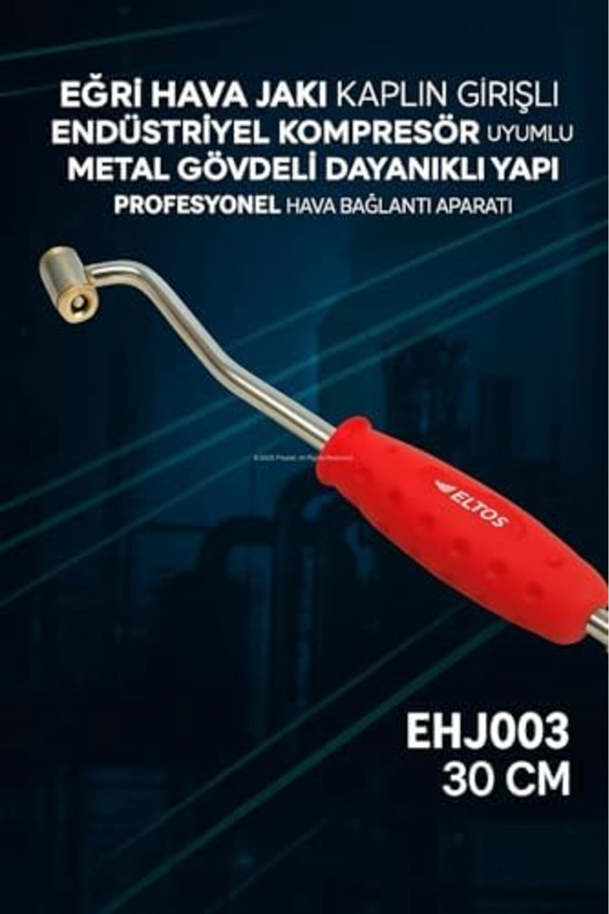 LuxShoping Hava Jakı, Kaplin Girişli, Endüstriyel, Kompresör Uyum
