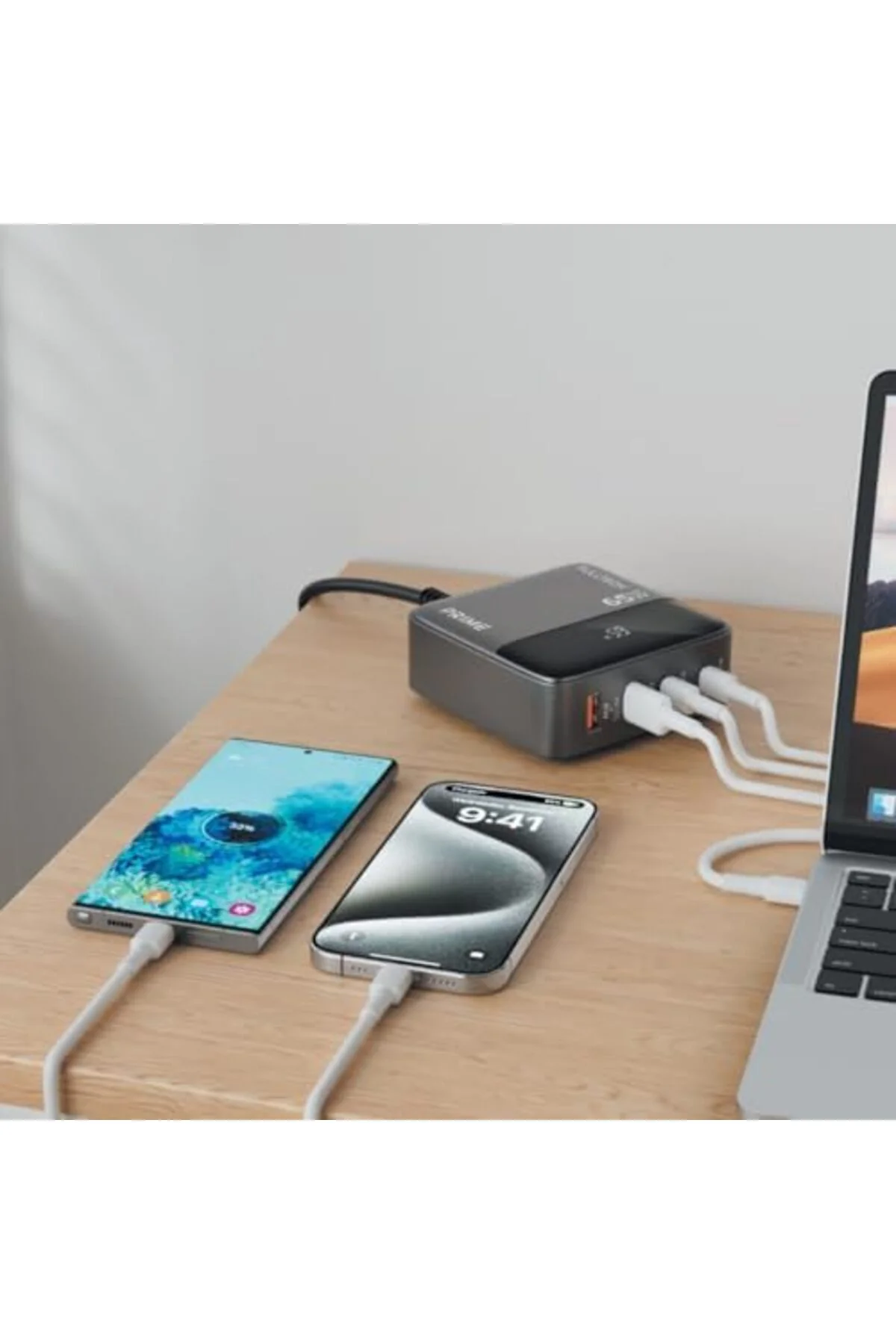 LuxShoping Hızlı Şarj Cihazı, 65W GaN Hızlı Şarj Adaptörü, Güç Şe