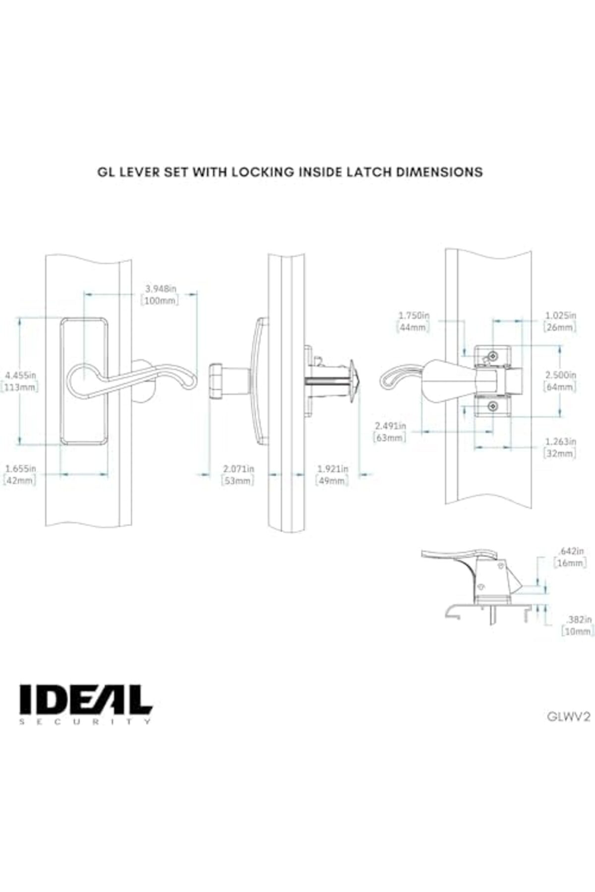 LuxShoping Ideal Security Fırtına ve Ekran Kapıları için İç Manda