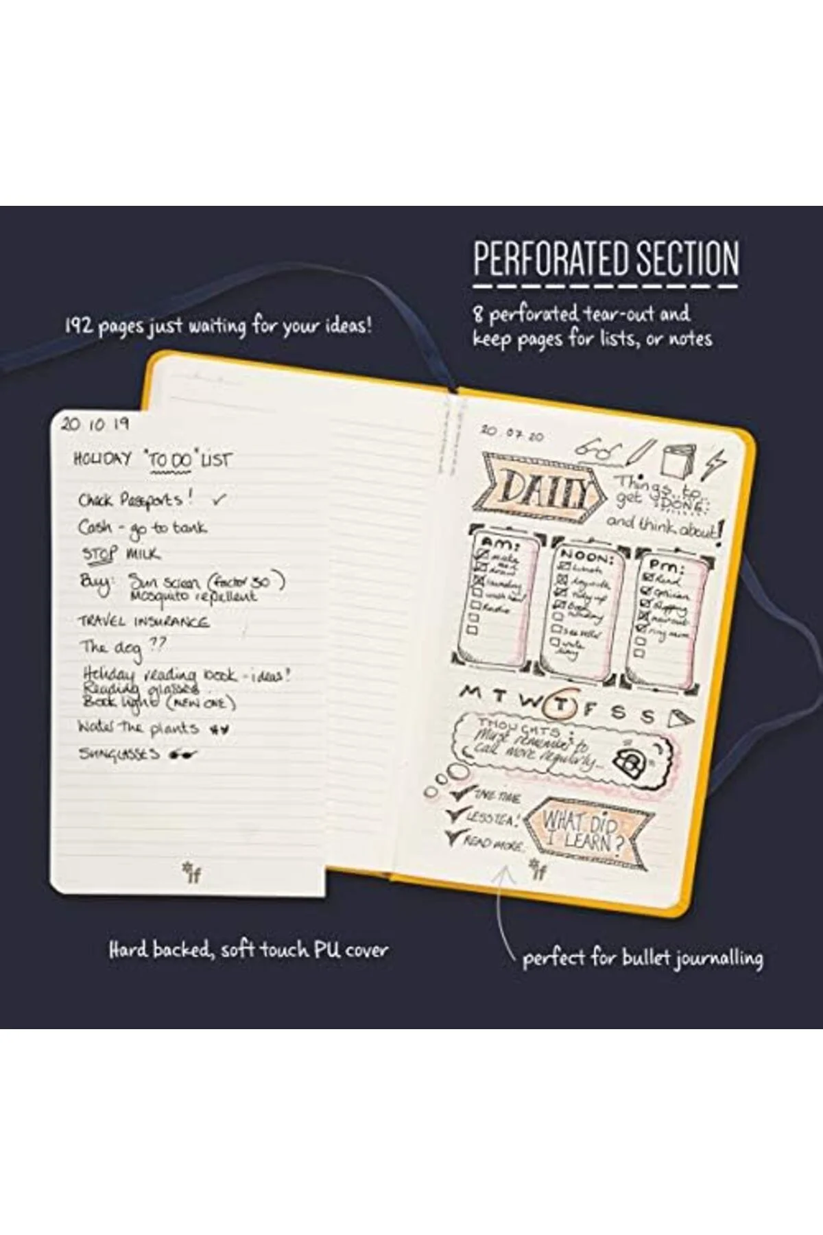 LuxShoping IF Notebook - Mustard 1142128