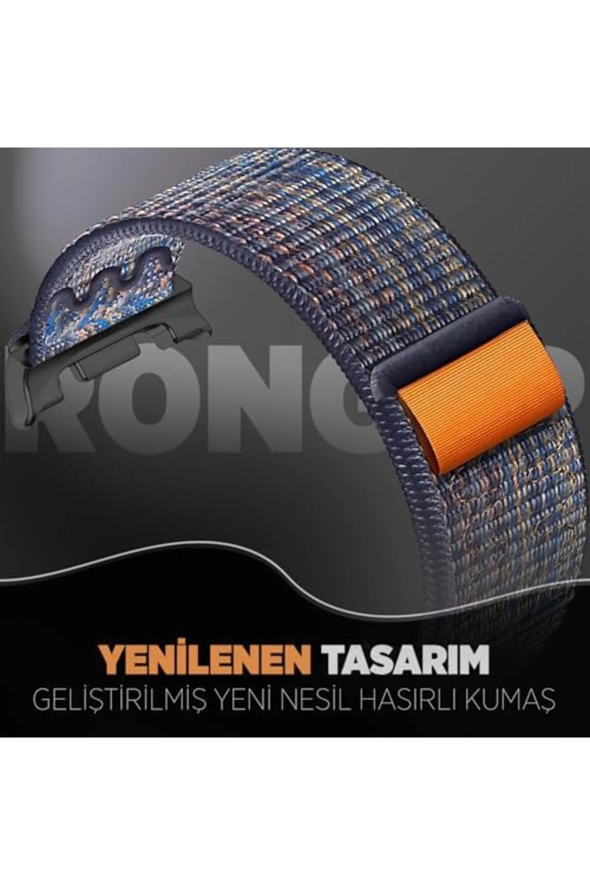 LuxShoping ile Uyumlu Fabric Loop Kordon Galaxy 8 44mm/40mm/ 46mm