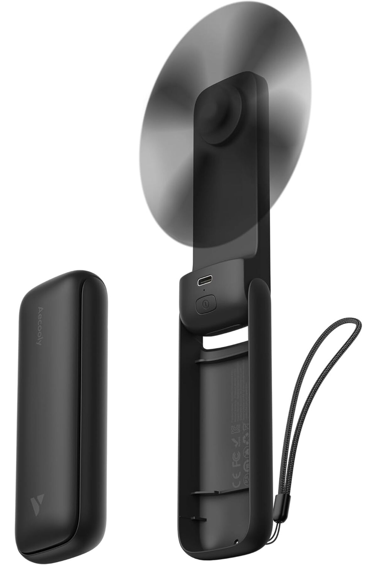 LuxShoping İnce Taşınabilir Fan, İnce Elde Taşınabilir Fan, USB Ş