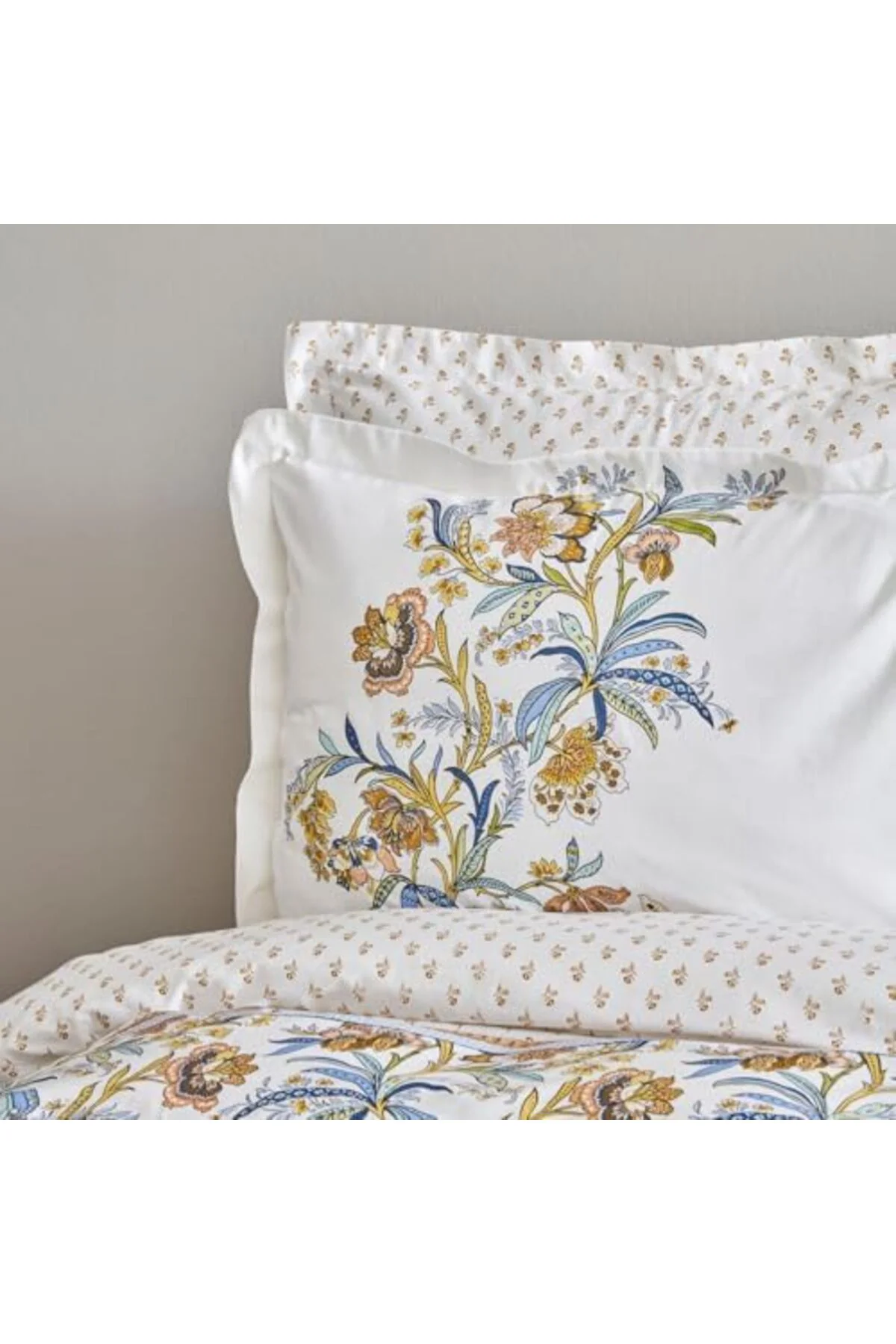 LuxShoping Indra %100 Pamuk Çift Kişilik Nevresim Takımı Sarı PP 