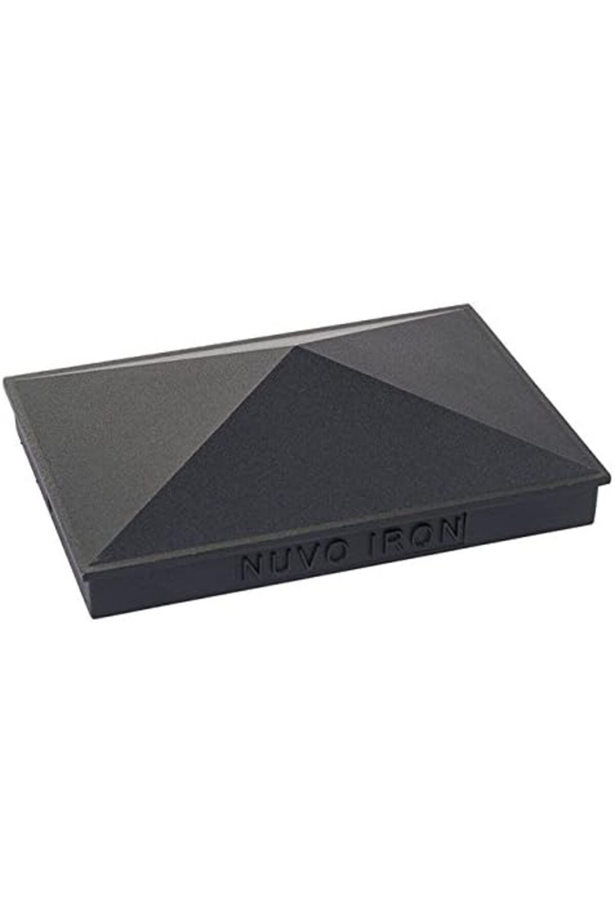 LuxShoping Iron Piramit Direk Kapağı, 4" x 6" - Siyah 1142128