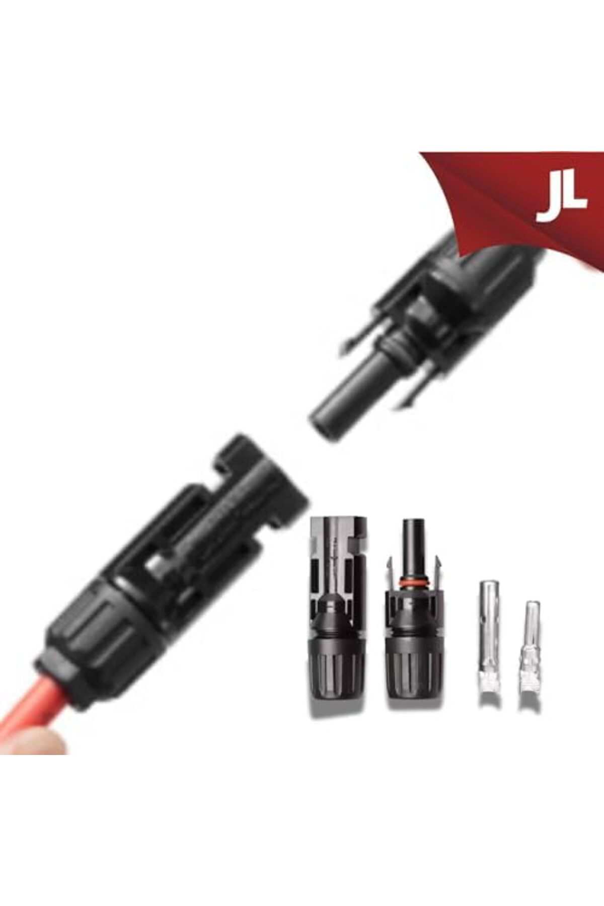 LuxShoping JL SS04 Fotovoltaik Güneş Paneli Konnektör Seti 1000V 